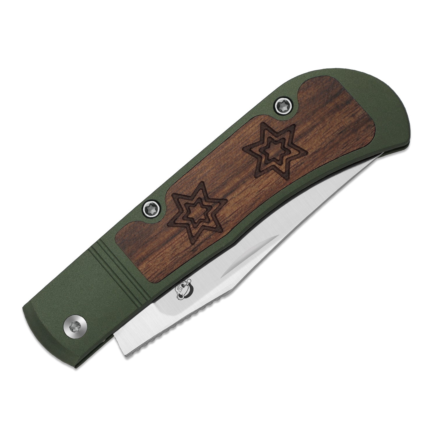 Christmas | Trestle | S45VN | Aluminum & Mkuruti Wood | KizerB™ 3761MC1 | Limited