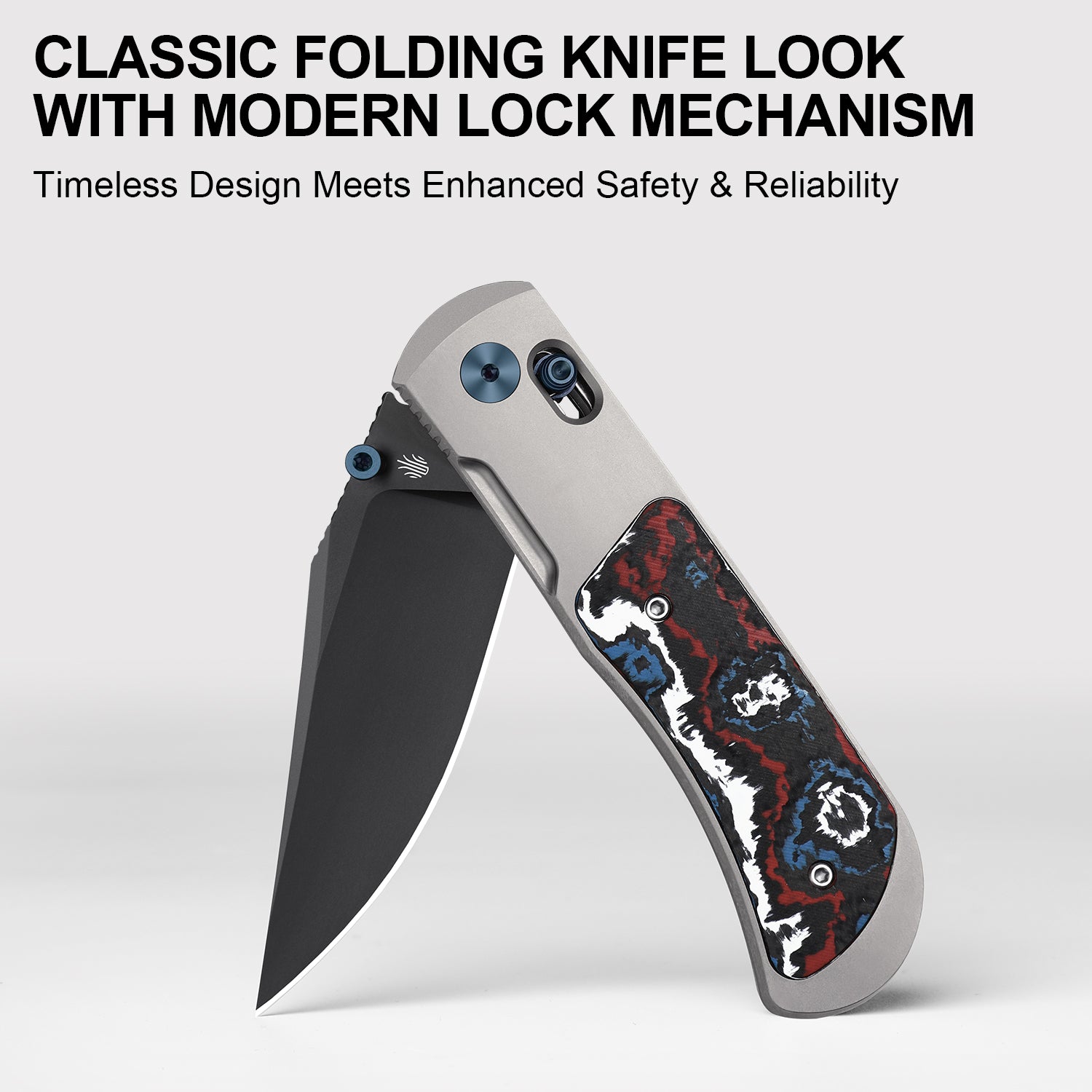 Tycho | S45VN | Titanium & Fat Carbon | KizerB™ 4761A3