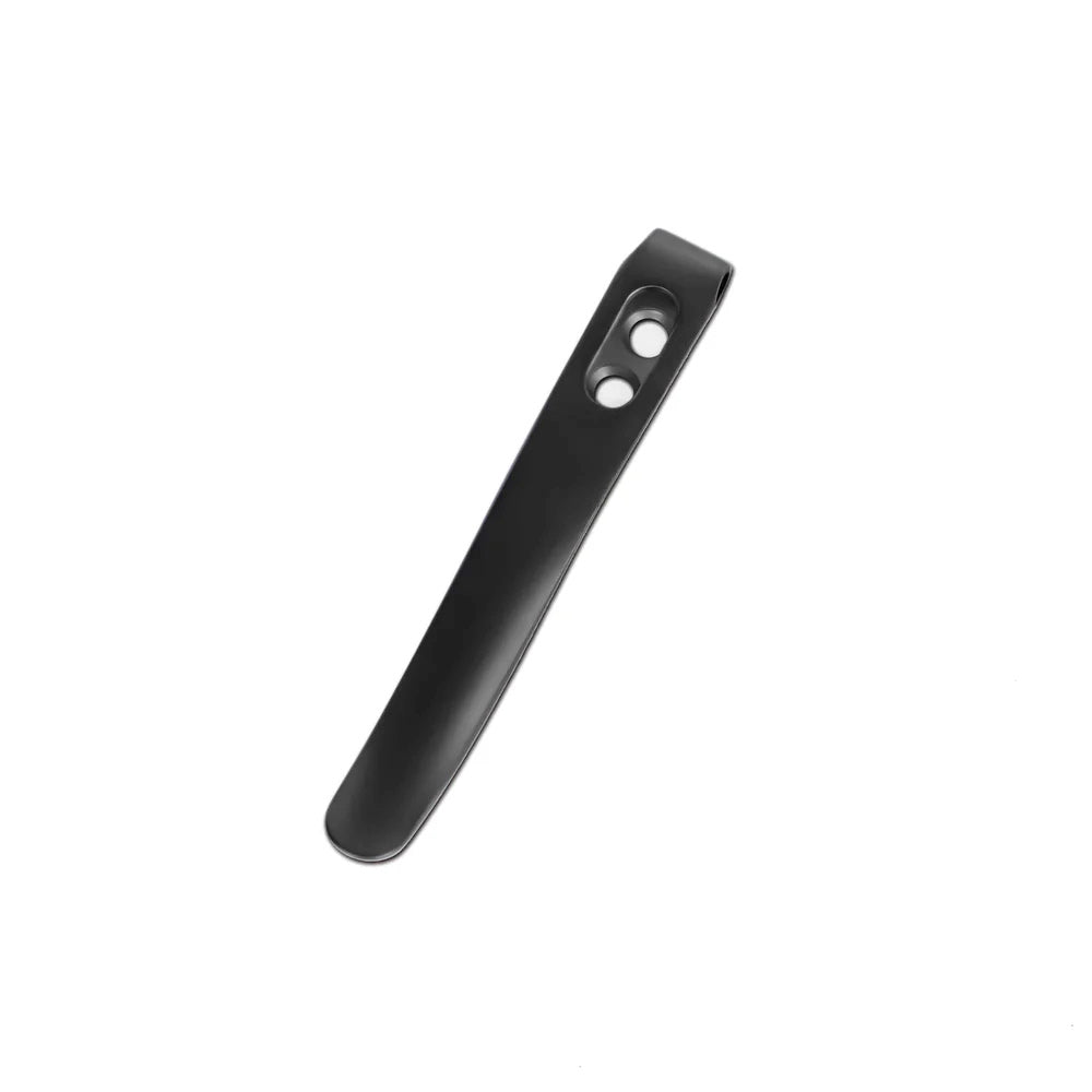 Kizer Titanium Matte DLC Pocket Clip with Screws for Folding Knives KS801 (Black)