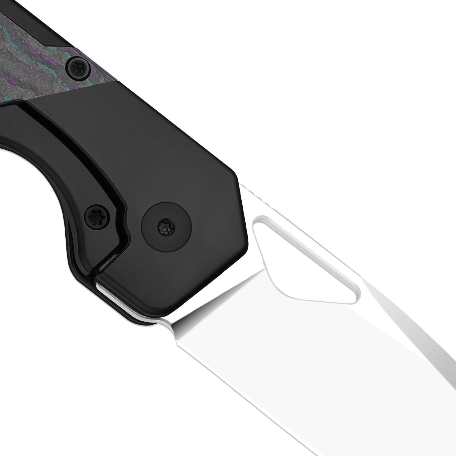 Militaw® | S45VN | Hand-Polished Mirror | Titanium+CamoCarbon Jazzy | KizerB™ 3634A10