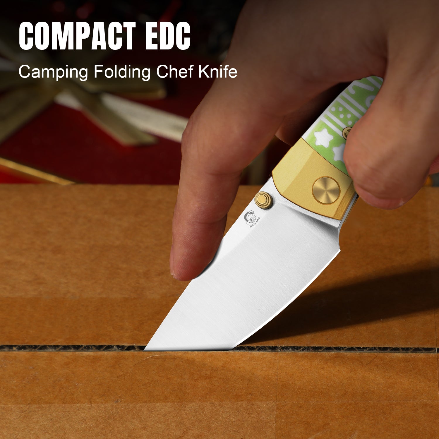 Christmas | Mini MoMo | S45VN | Aluminum & G10 | KizerB™ 3663MC1 | Limited