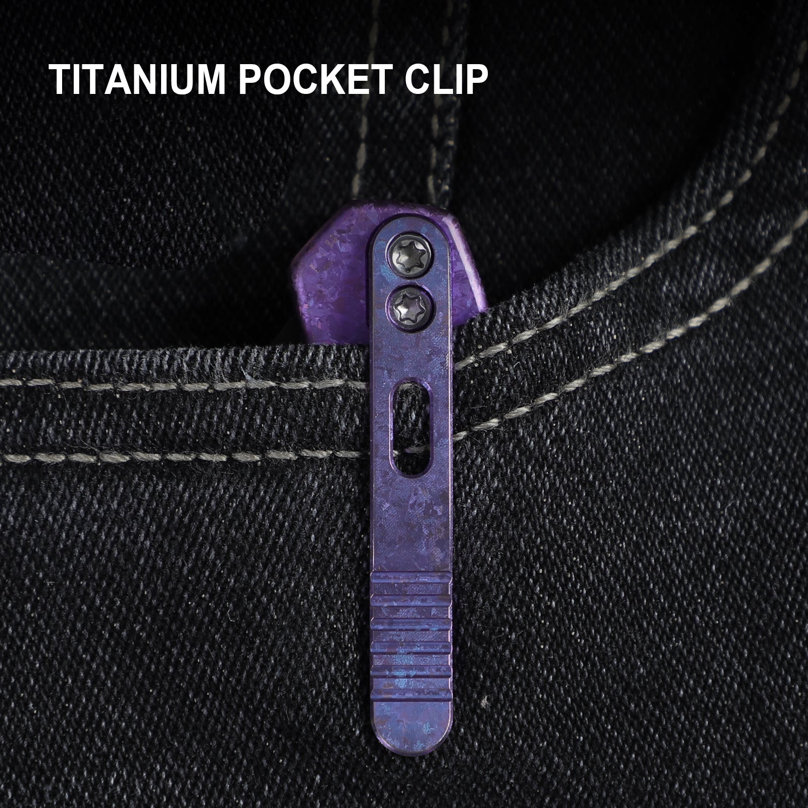 Mini Bulldog | S45VN | Titanium & Crystallized Titanium | KizerB™ 3672SA1