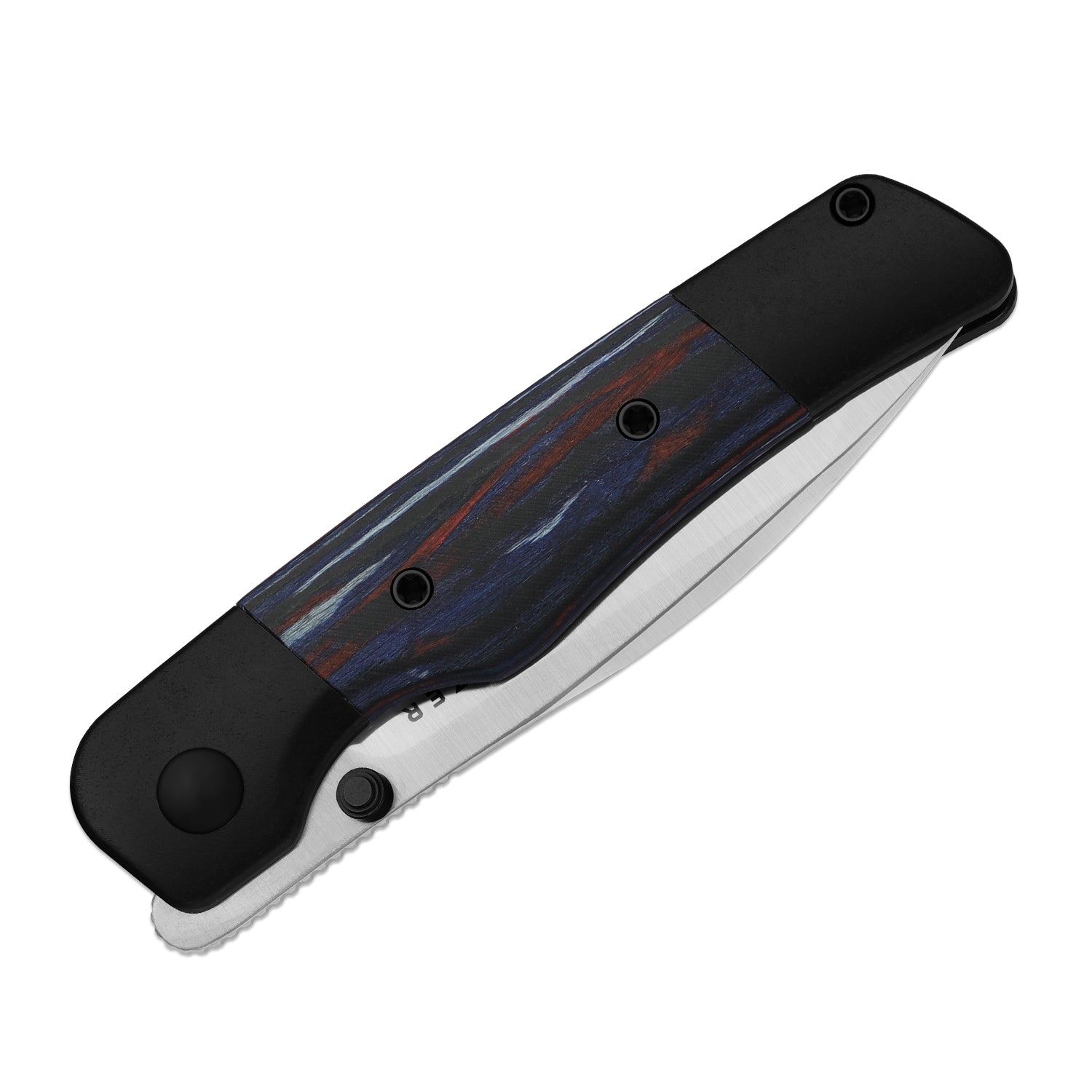 Coywolf | Compound Grind | Titanium & Reconstituted Wood | Frame Lock | KizerB™ 3685A2