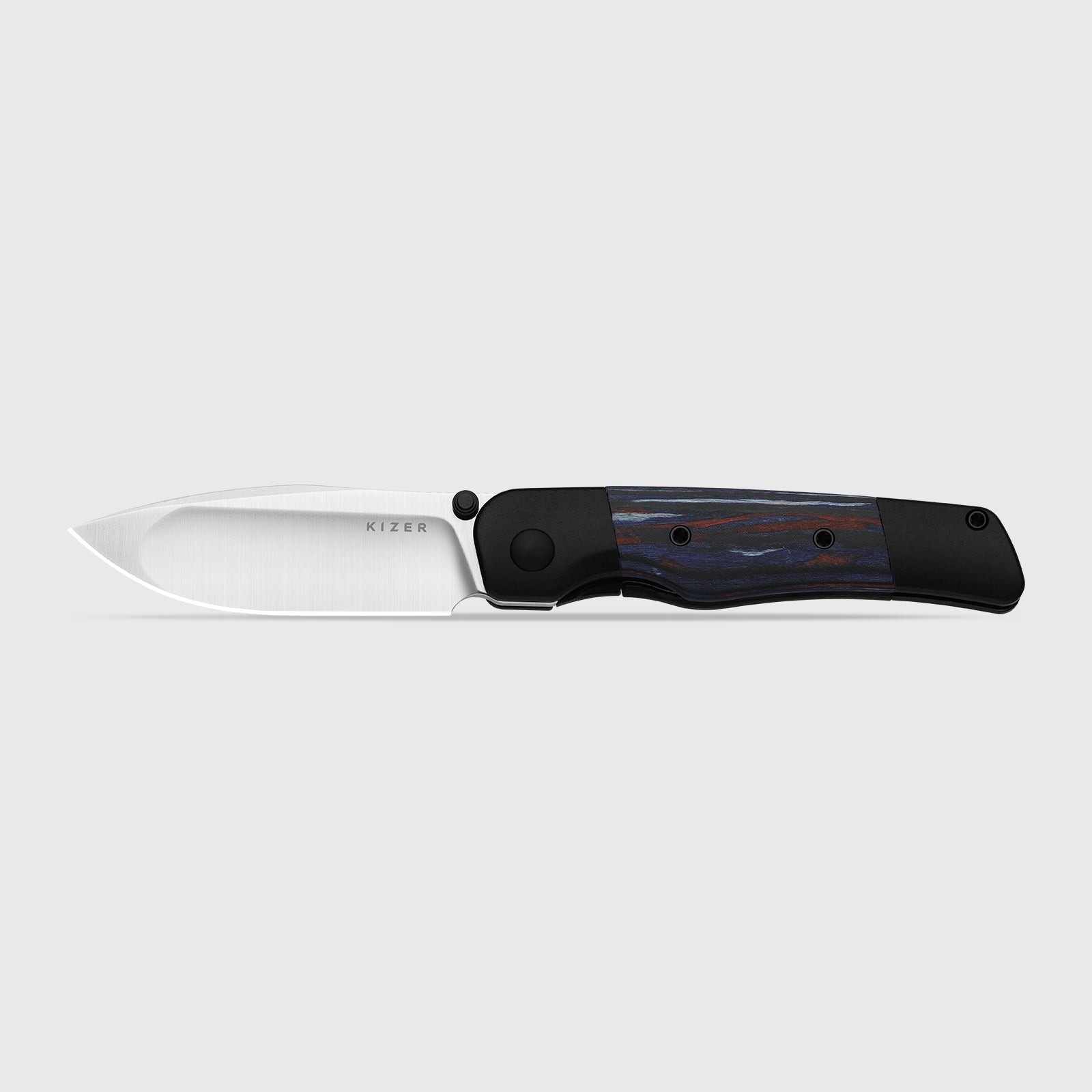 Coywolf | Compound Grind | Titanium & Reconstituted Wood | Frame Lock | KizerB™ 3685A2