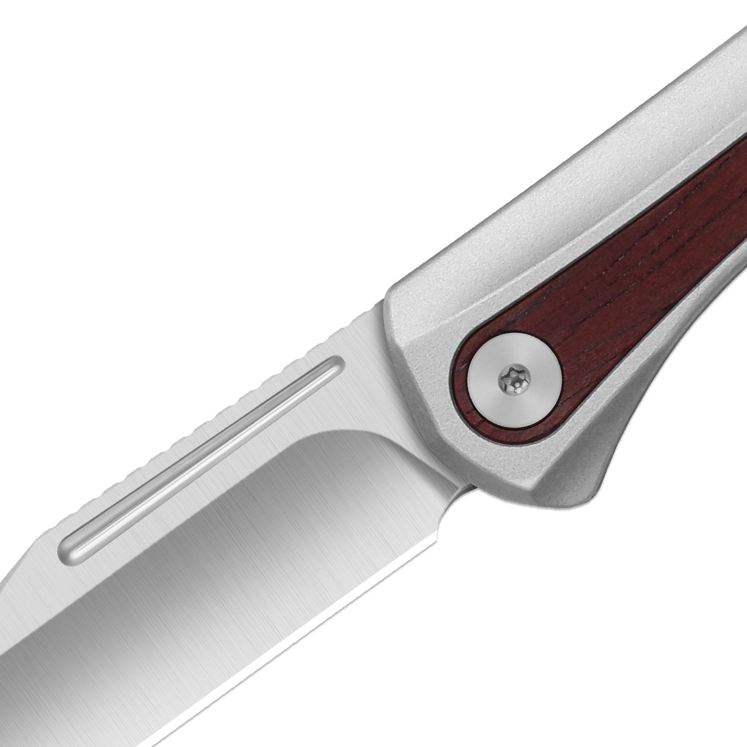 Melody | S35VN | Compound Grind | Aluminum & Panama Rosewood KizerB™ 3732A2