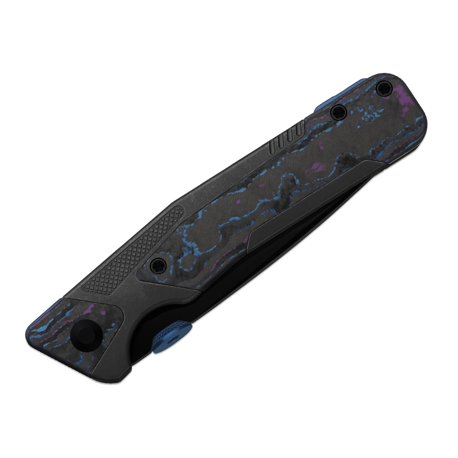 Sable Chief | K390 | Polished DLC Ultra | Titanium & CamoCarbon Damtanium | KizerB™ 3745A1