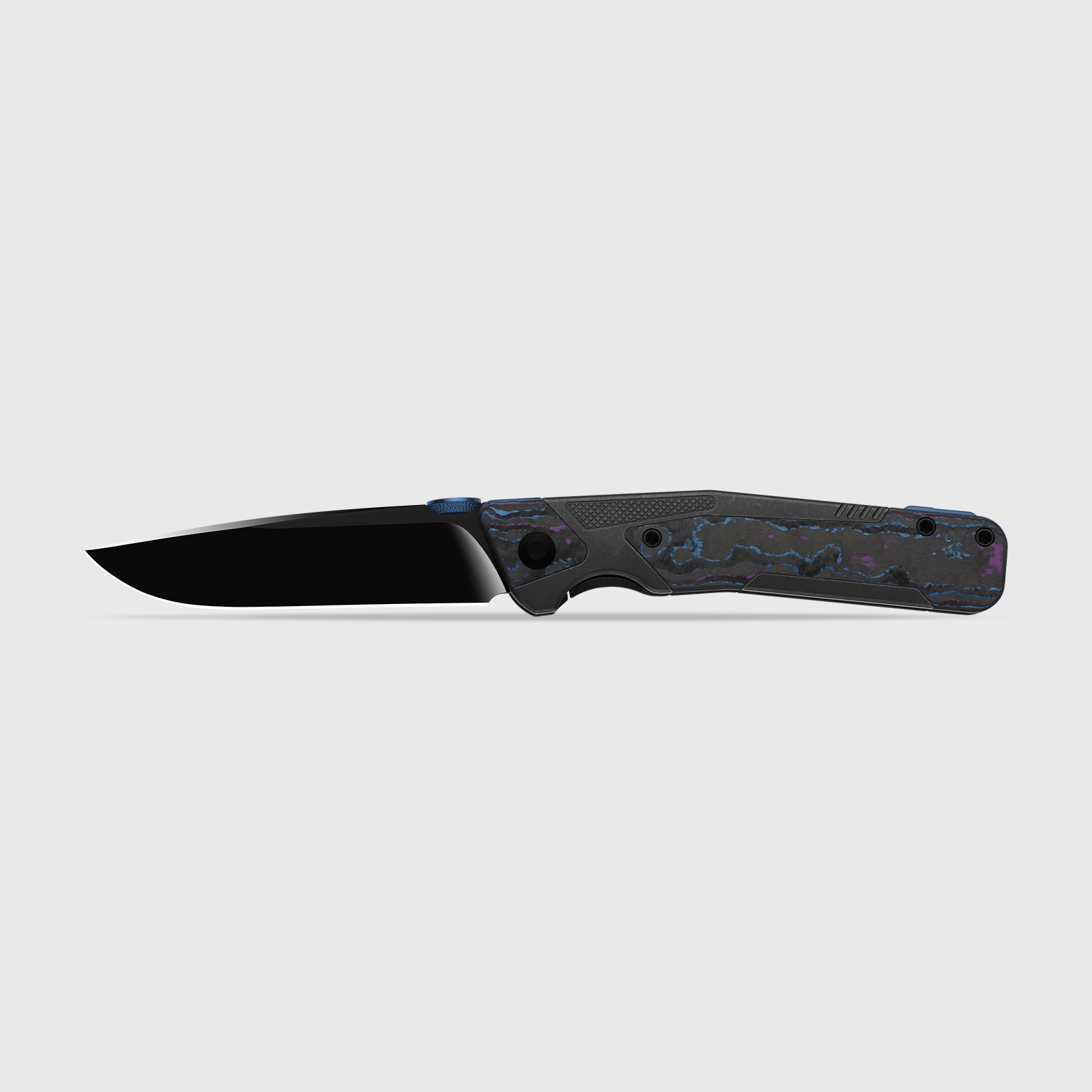 Sable Chief | K390 | Polished DLC Ultra | Titanium & CamoCarbon Damtanium | KizerB™ 3745A1