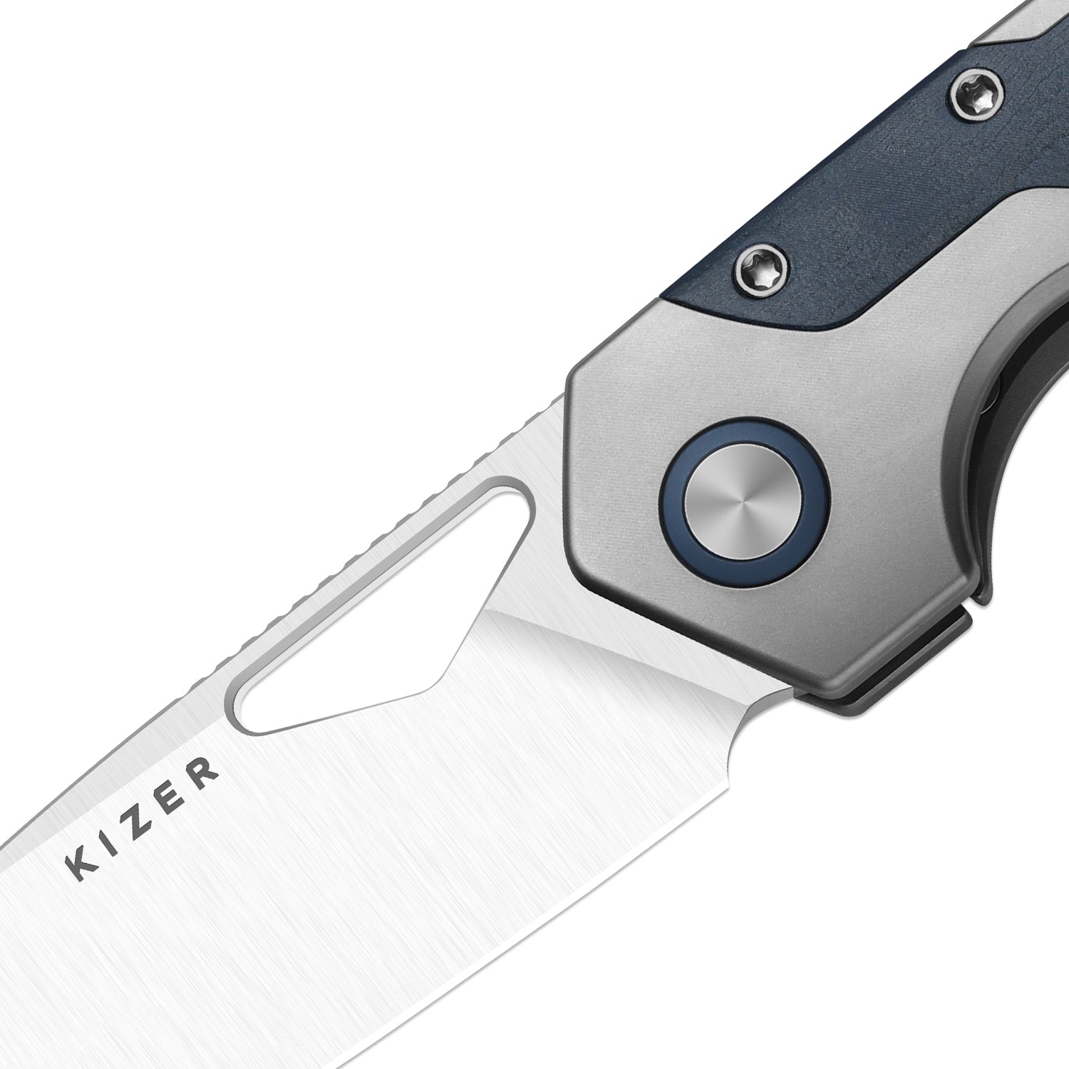 Serpentine | Jonathan Styles | M390 | Thumb Hole & Front Flipper | Frame Lock | KizerB™ 3759FDA3