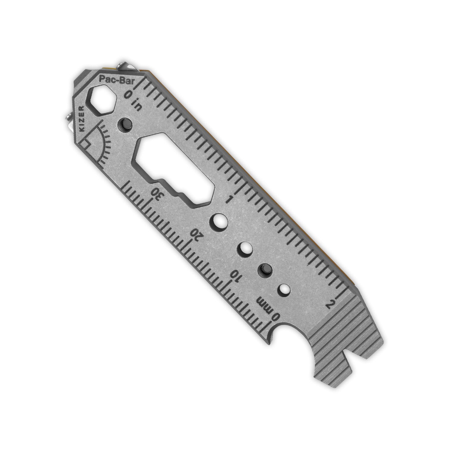 Kizer Titanium & G10 EDC Multi-Functional Tools Brown Pac-Bar