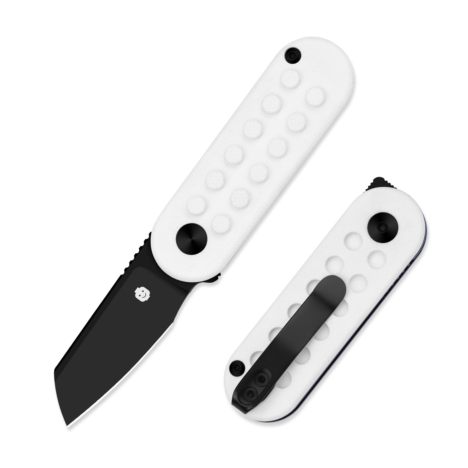 Mini Bay | 14C28N | White Brick G10 Handle | KizerV™ 2583A5