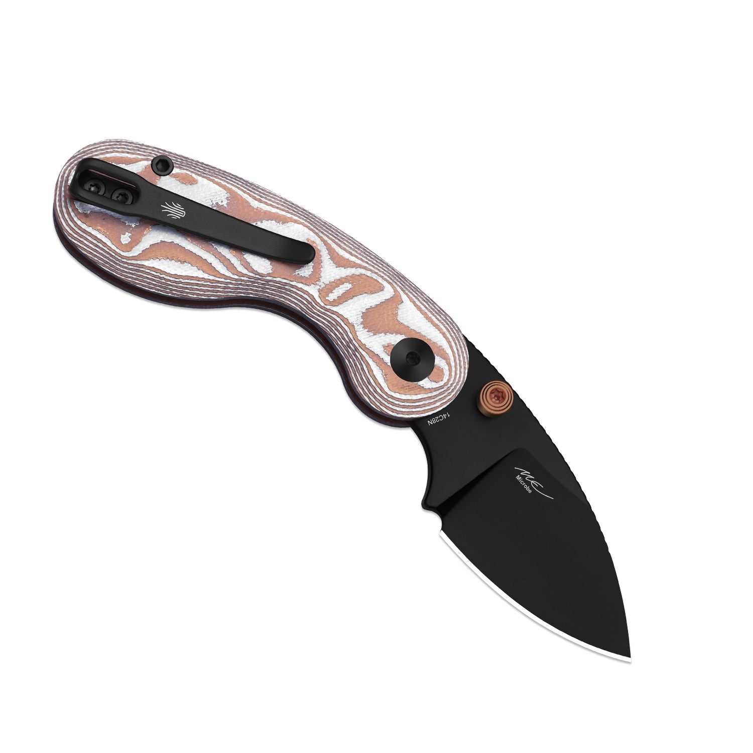 Microbe™ | 5Th Pocket Knife | Kizer Button Liner Lock™ | Copper Foil G10 Handle | KizerV™ 2742A12