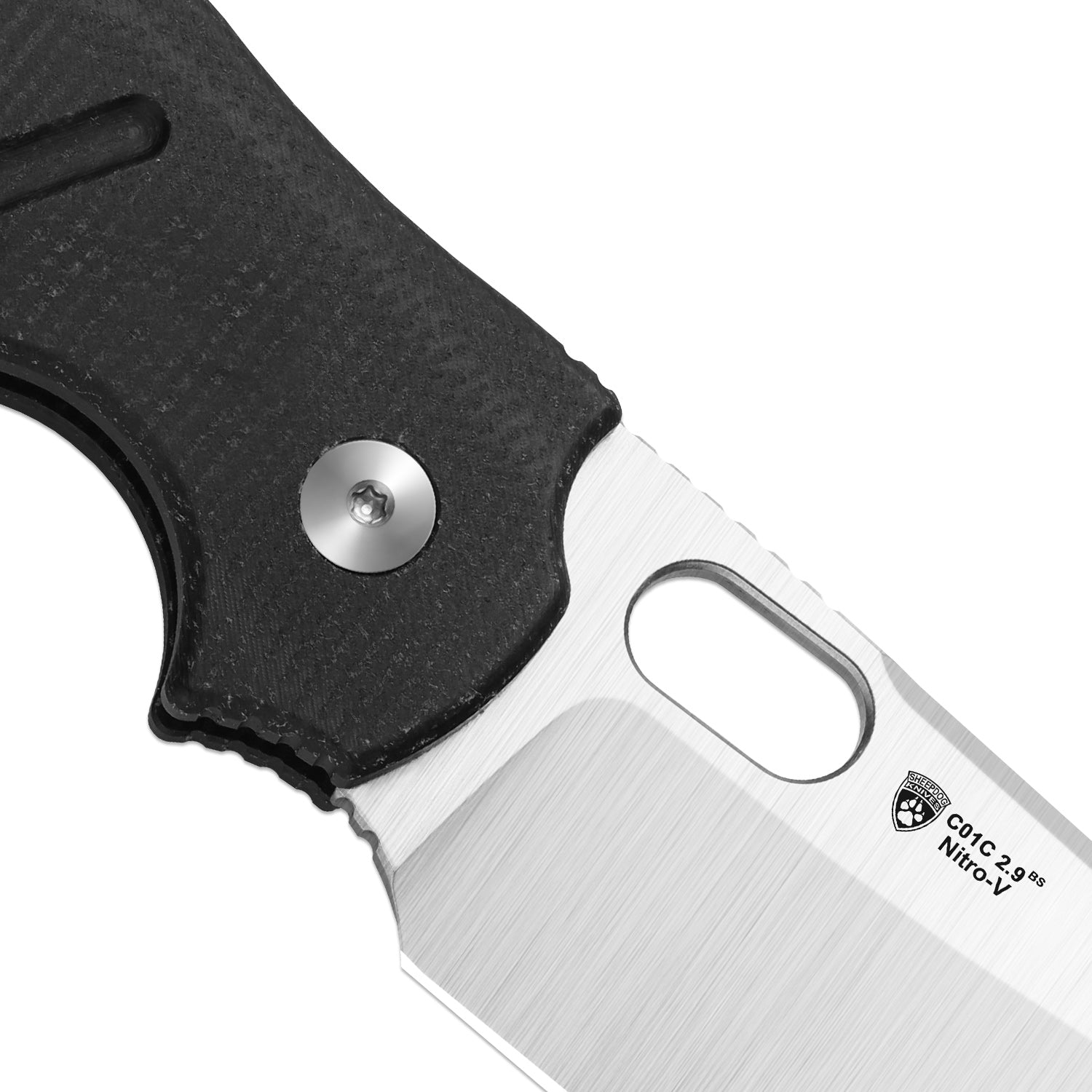 Sheepdog® C01C 2.9 BS | Kizer Button Liner Lock™ | Nitro-V | Micarta | KizerV™ 3488.29BSA2