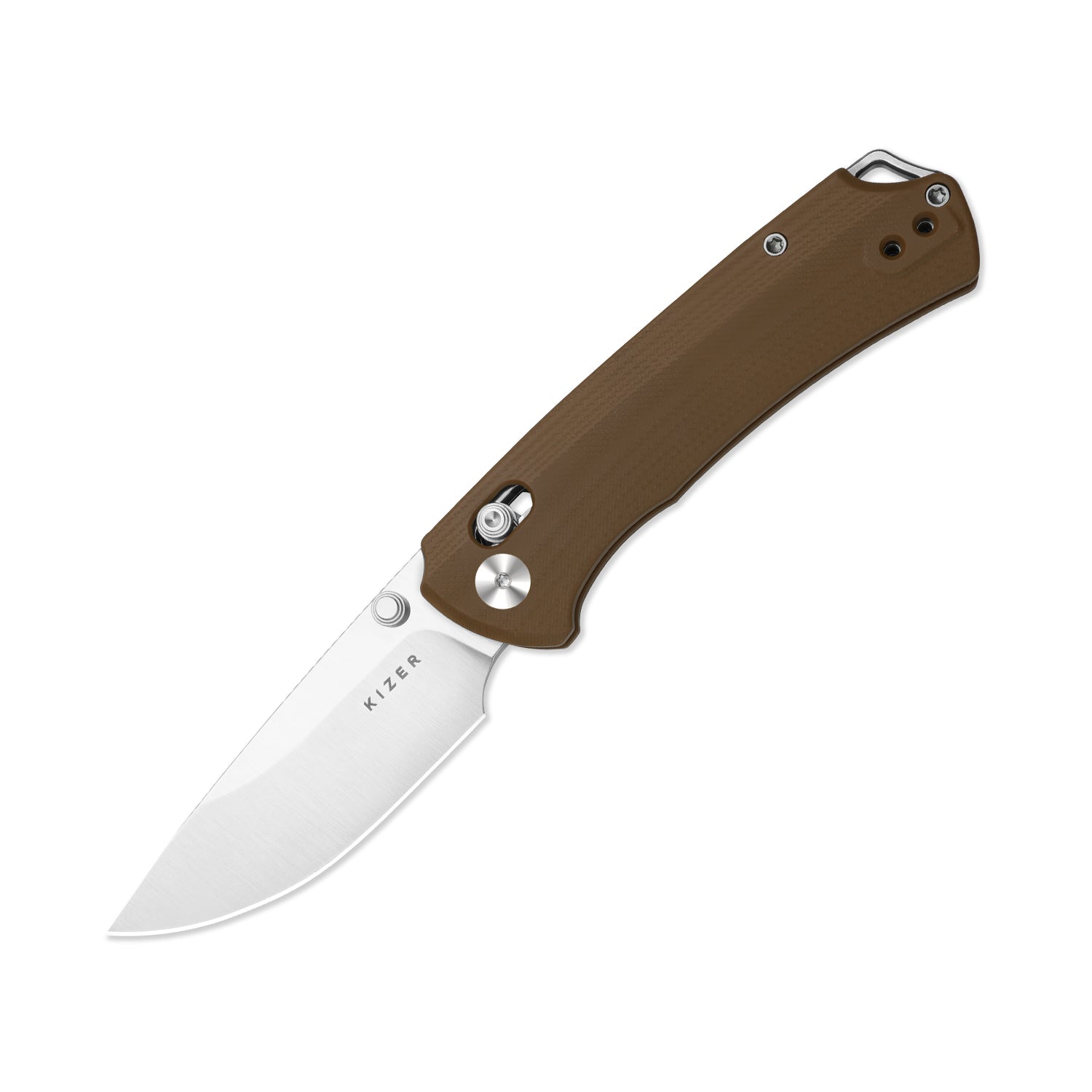 T1 CD | Kizer Clutch Lock™ | Drop Point Blade | Nitro-V| G10 | KizerV™ 3490.2CA2