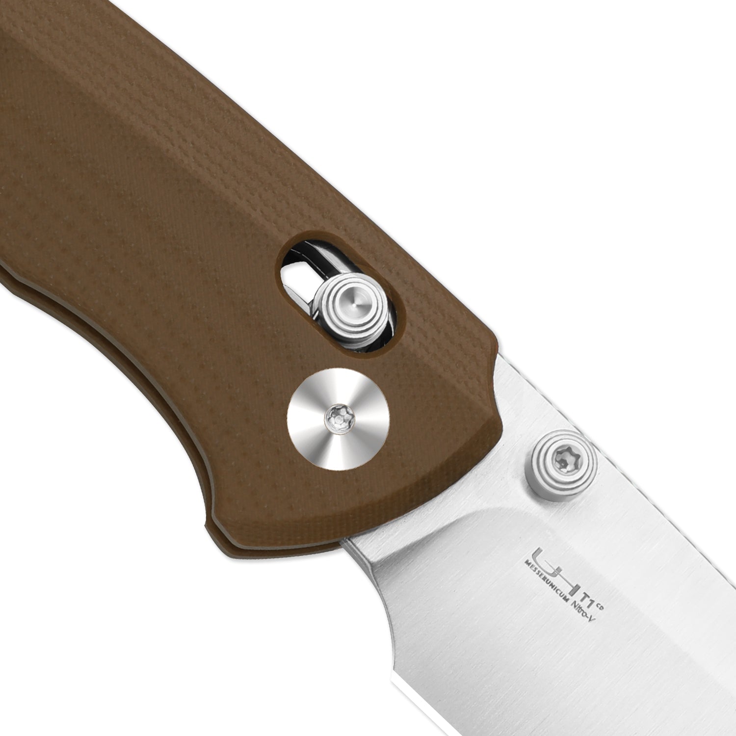 T1 CD | Kizer Clutch Lock™ | Drop Point Blade | Nitro-V| G10 | KizerV™ 3490.2CA2