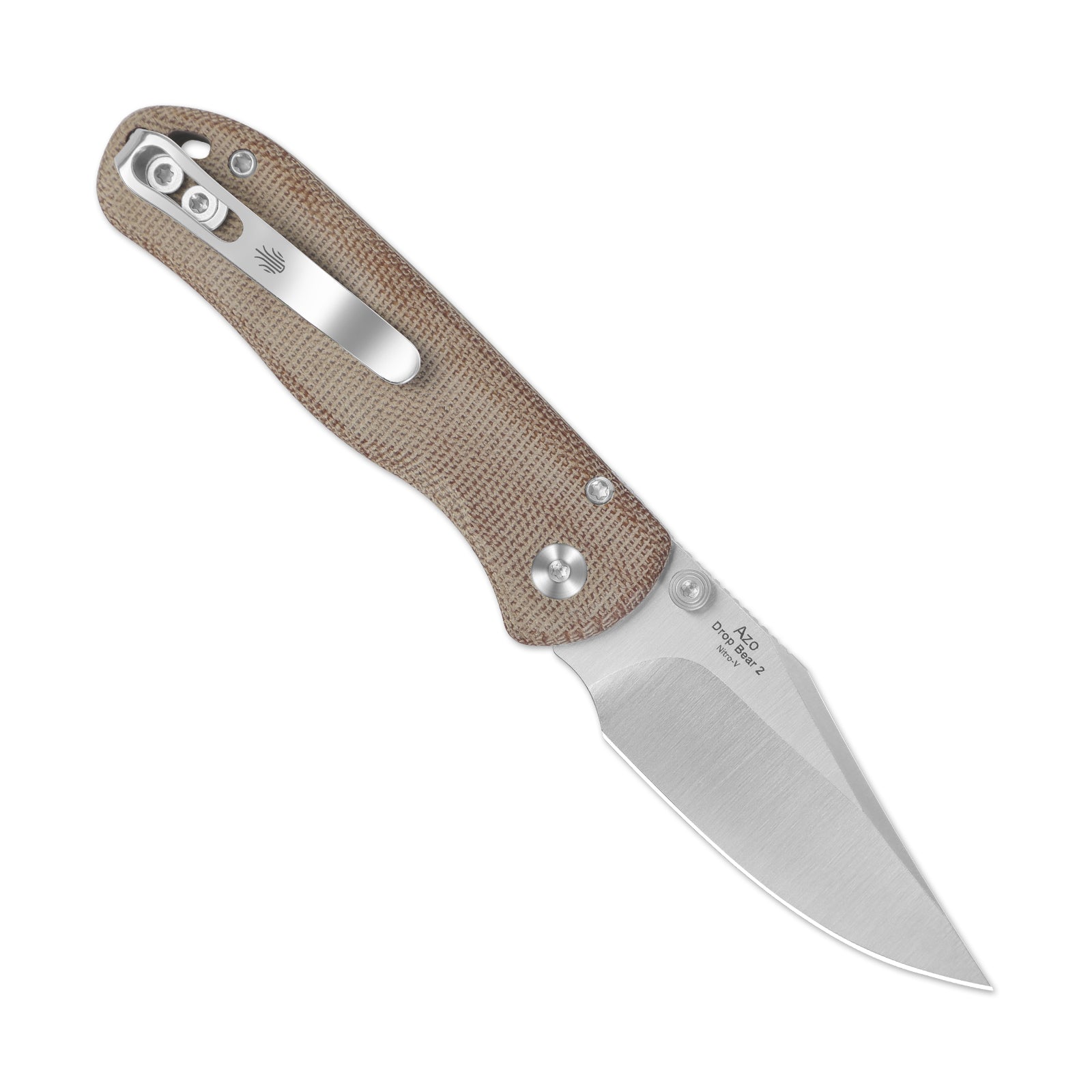 Drop Bear® 2 | Kizer Button Liner Lock™ | Nitro-V | Micarta | Kizer Button Liner Lock™ | KizerV™ 3619.2CC1