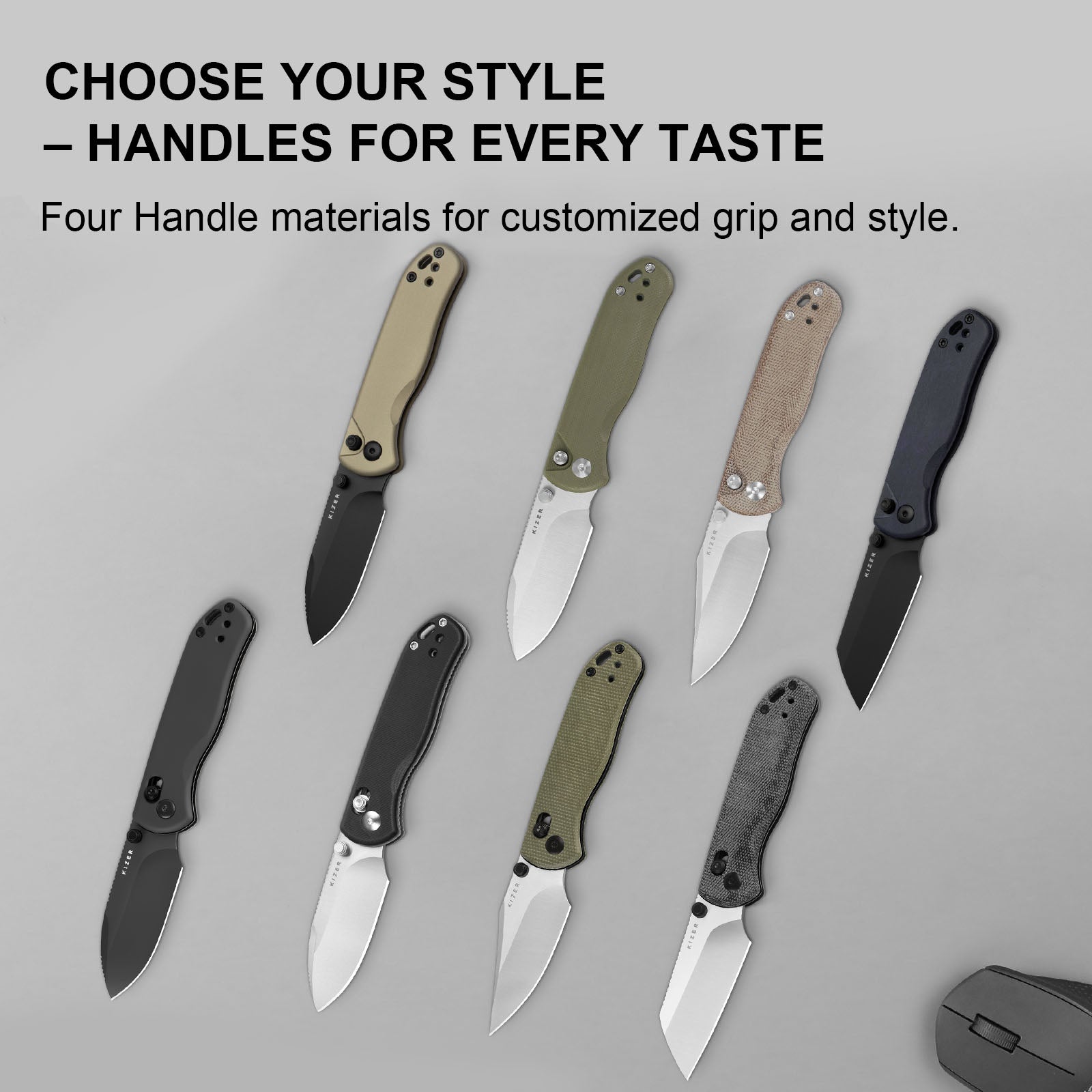Drop Bear® 2 | Kizer Clutch Lock™ | Nitro-V | Micarta | KizerV™ 3619.2KC1