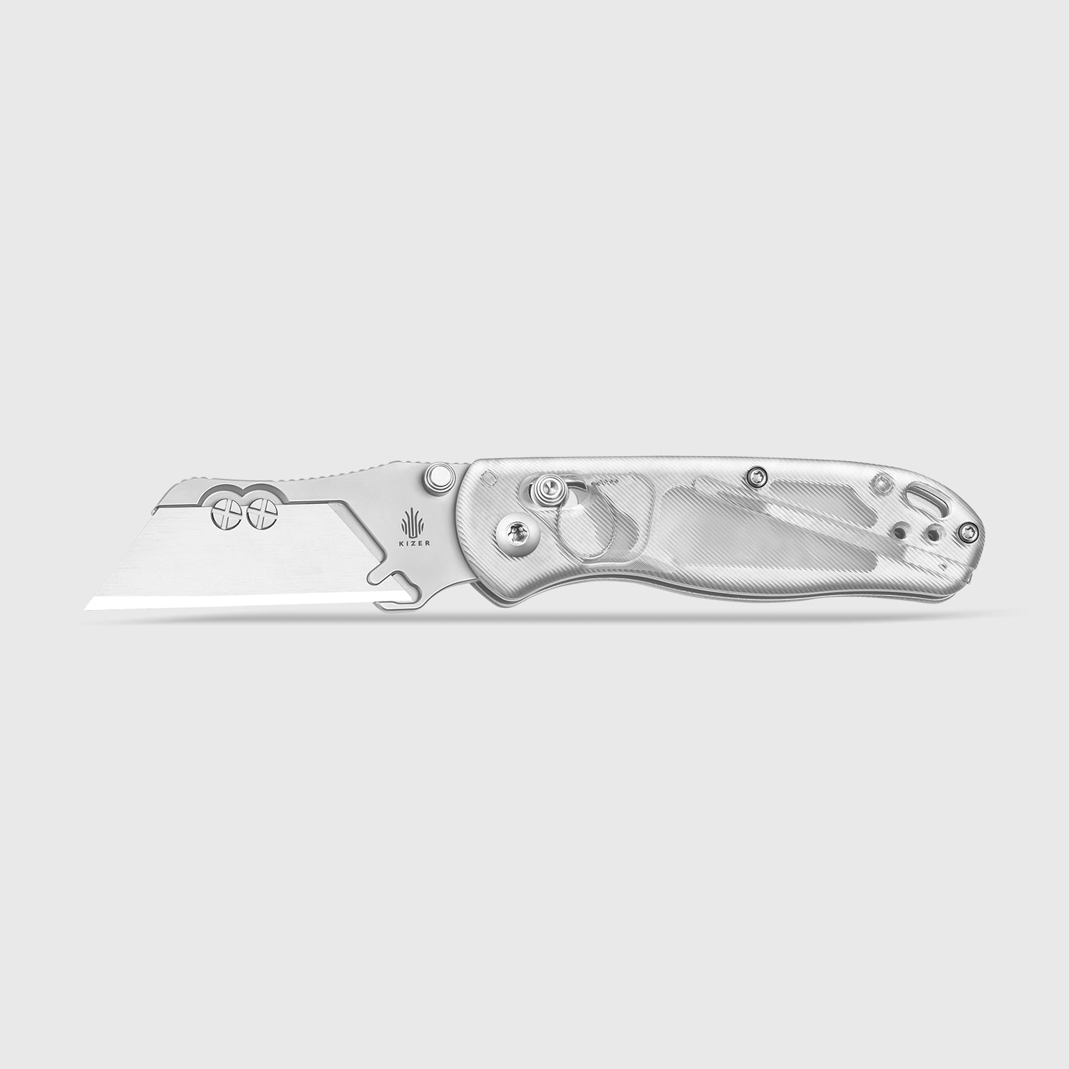 Drop Bear® Utility | Kizer Clutch Lock™ | Uti BEAR 1 | SK5 & 50Cr15MoV | Acrylic | KizerV™ 3619JA5