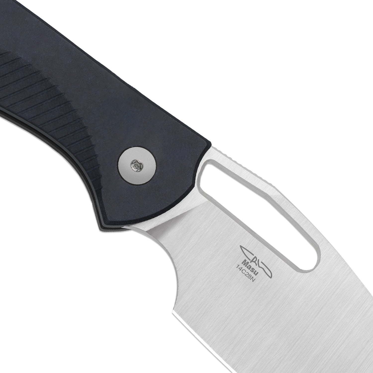 Masu | Kizer Button Liner Lock™ | GID Green G10 | 14C28N | Richlite | KizerV™ 3697A1