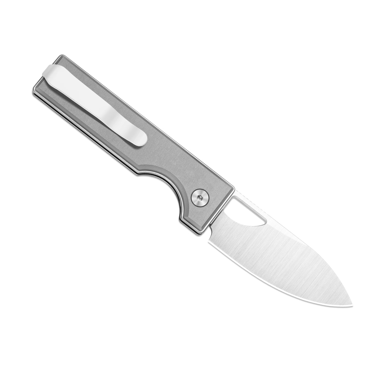 Little Ringbo | Kizer Button Liner Lock™ | Aluminum | AEB-L Satin | KizerV™ 3708A1
