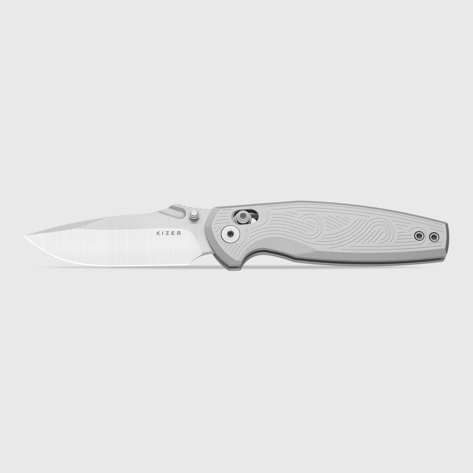 Khamsin | Kizer Clutch Lock™ | Nitro-V | Sandstorm Aluminum | Satin Finish | KizerV™ 3791A3