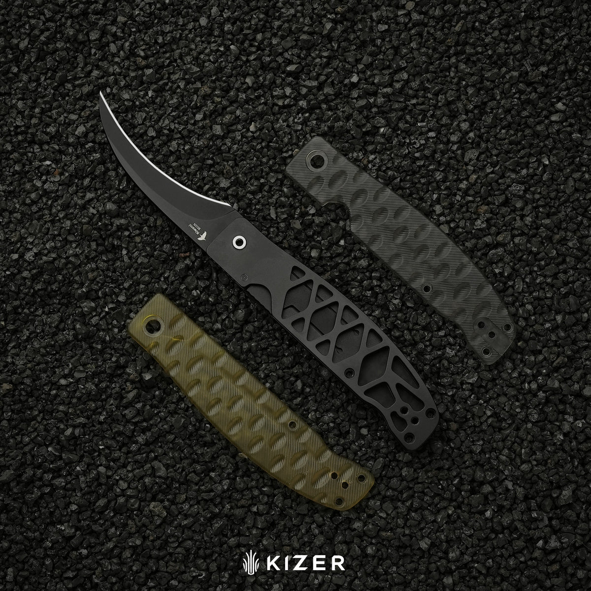 Kiwami | BD1N + Black PVD | Acrylic | Hawkbill | KizerV™ 3809SH1