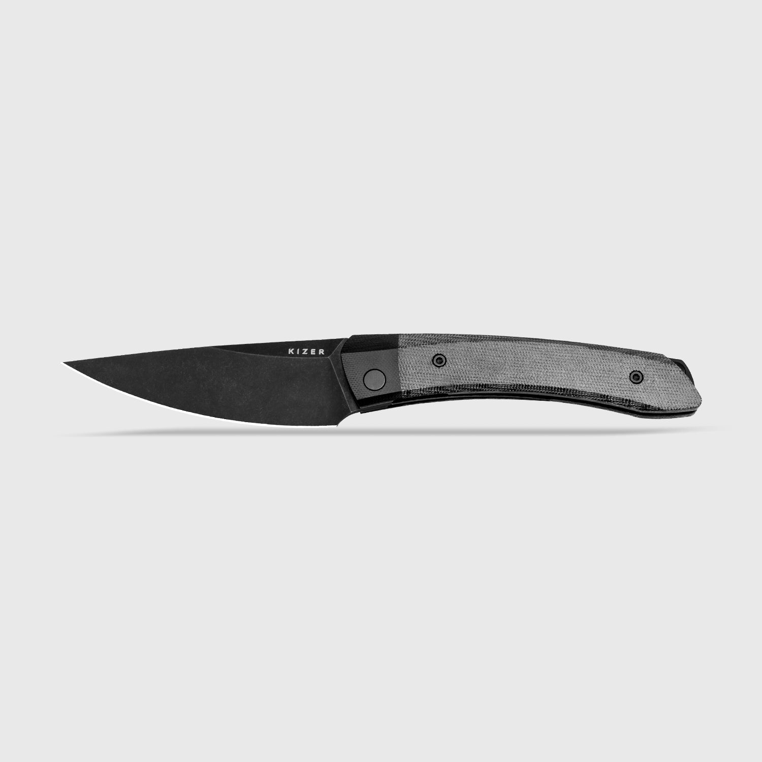 Momo | Nitro-V | Black G10+Micarta | KizerV™ 4663A1
