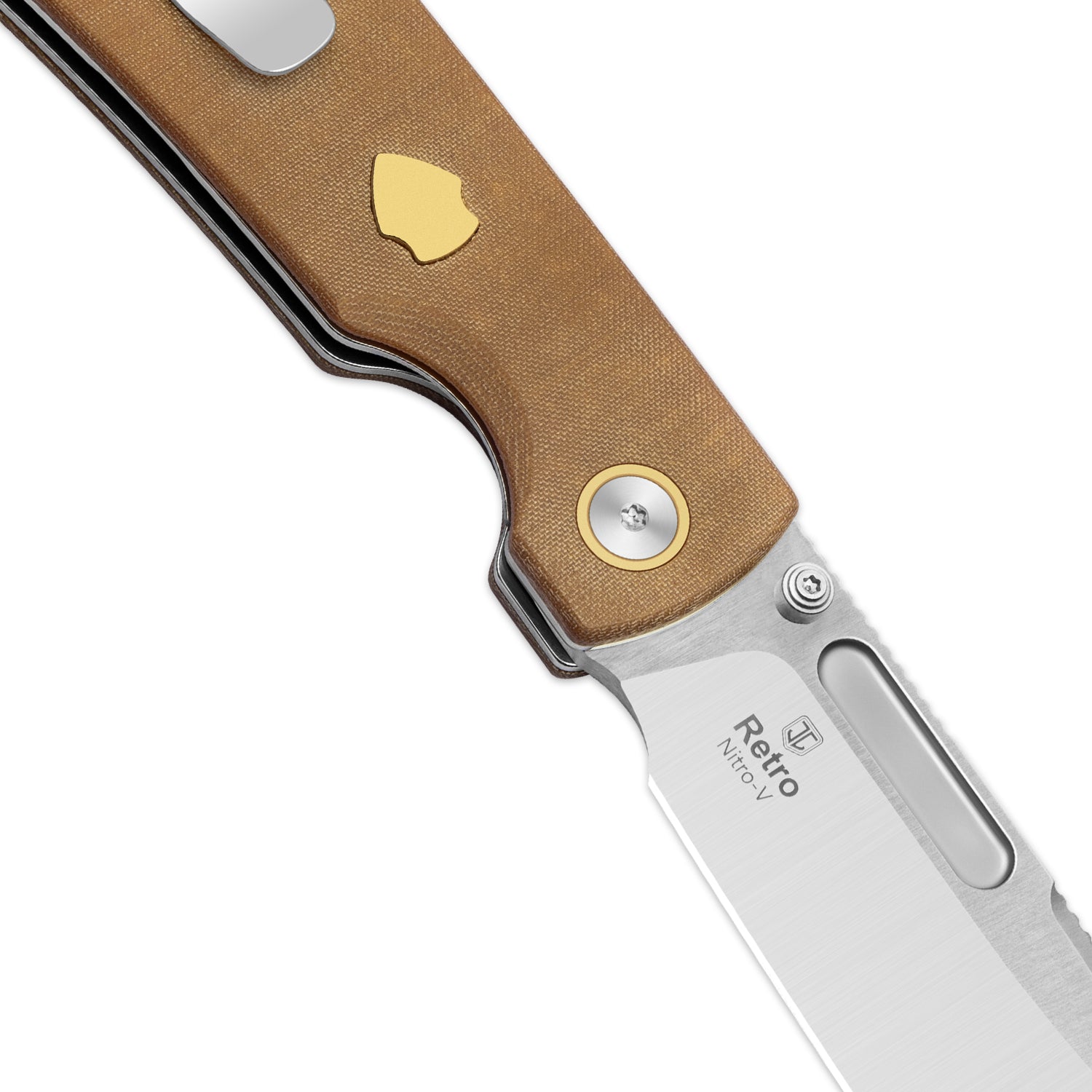 Retro | Nitro-V | Micarta & Brass | KizerV™ 4726A1