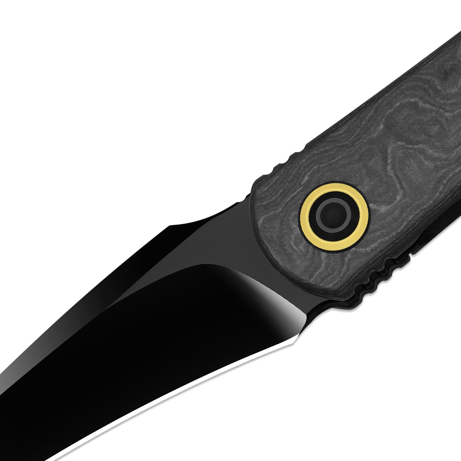 Feist 3 | CPM S90V + Polished DLC Ultra | Titanium (Matte DLC Ultra) & KizerNova™ Quartz | Hawkbill | KizerX™ 3499.3A8