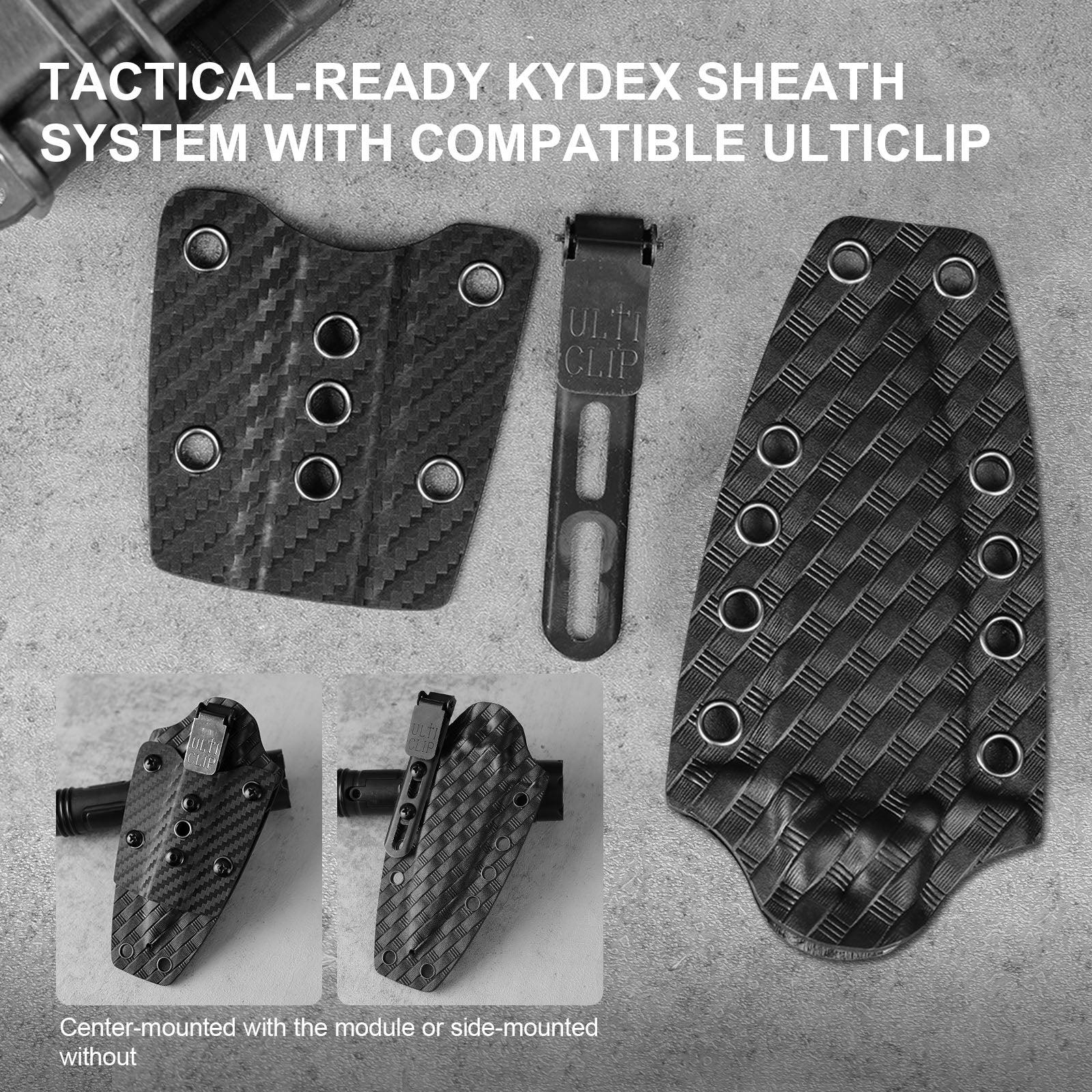 Norcross | M390 | Carbon Fiber | ZX.FB01A1 . Double Edged | KIZERX®