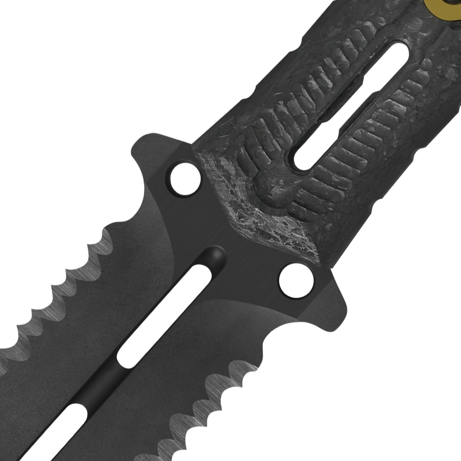 Norcross | M390 | Carbon Fiber | ZX.FB01A1 . Double Edged | KIZERX®