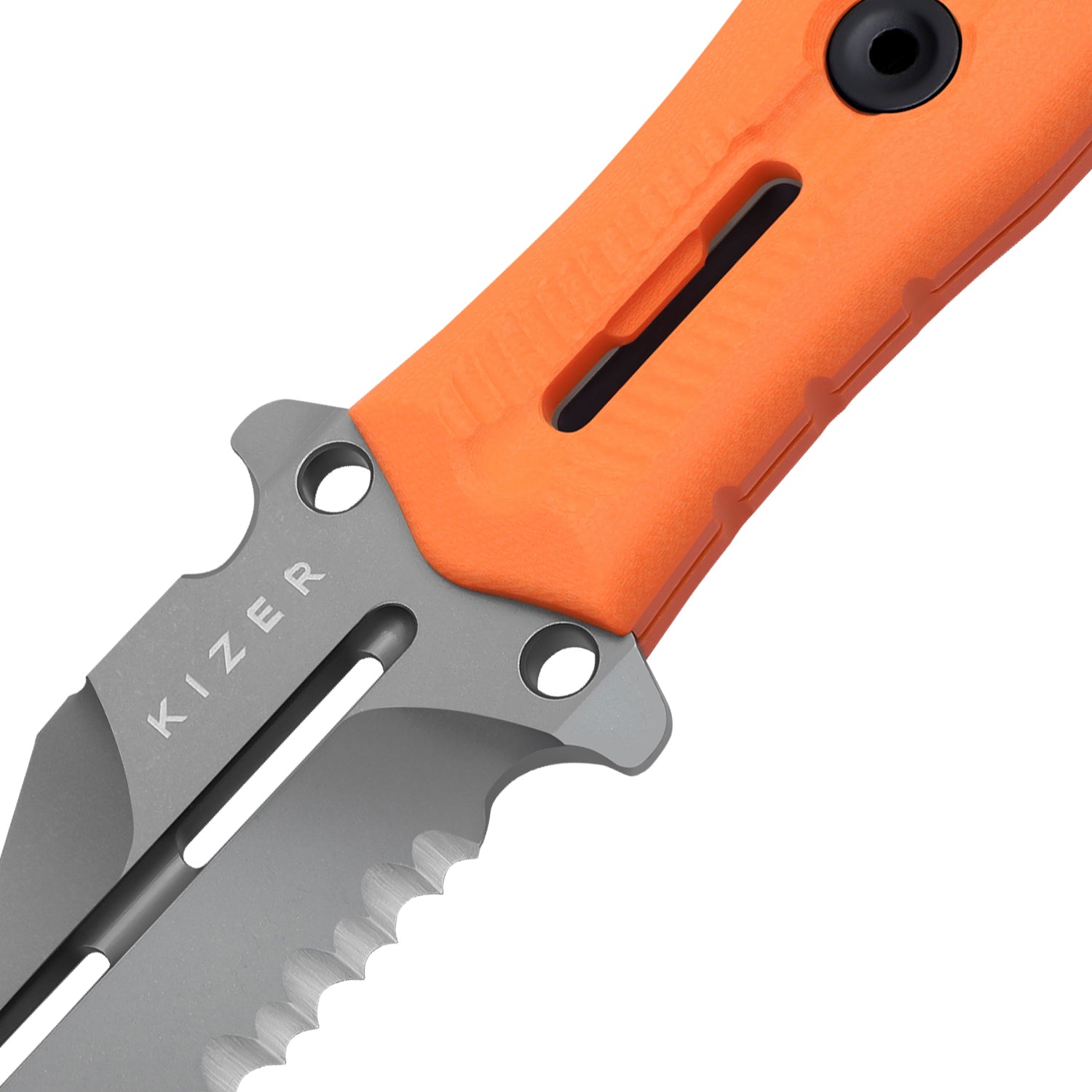 Norcross | Nitro-V | Orange G10 | Single Edged | KizerV™ FB01A6