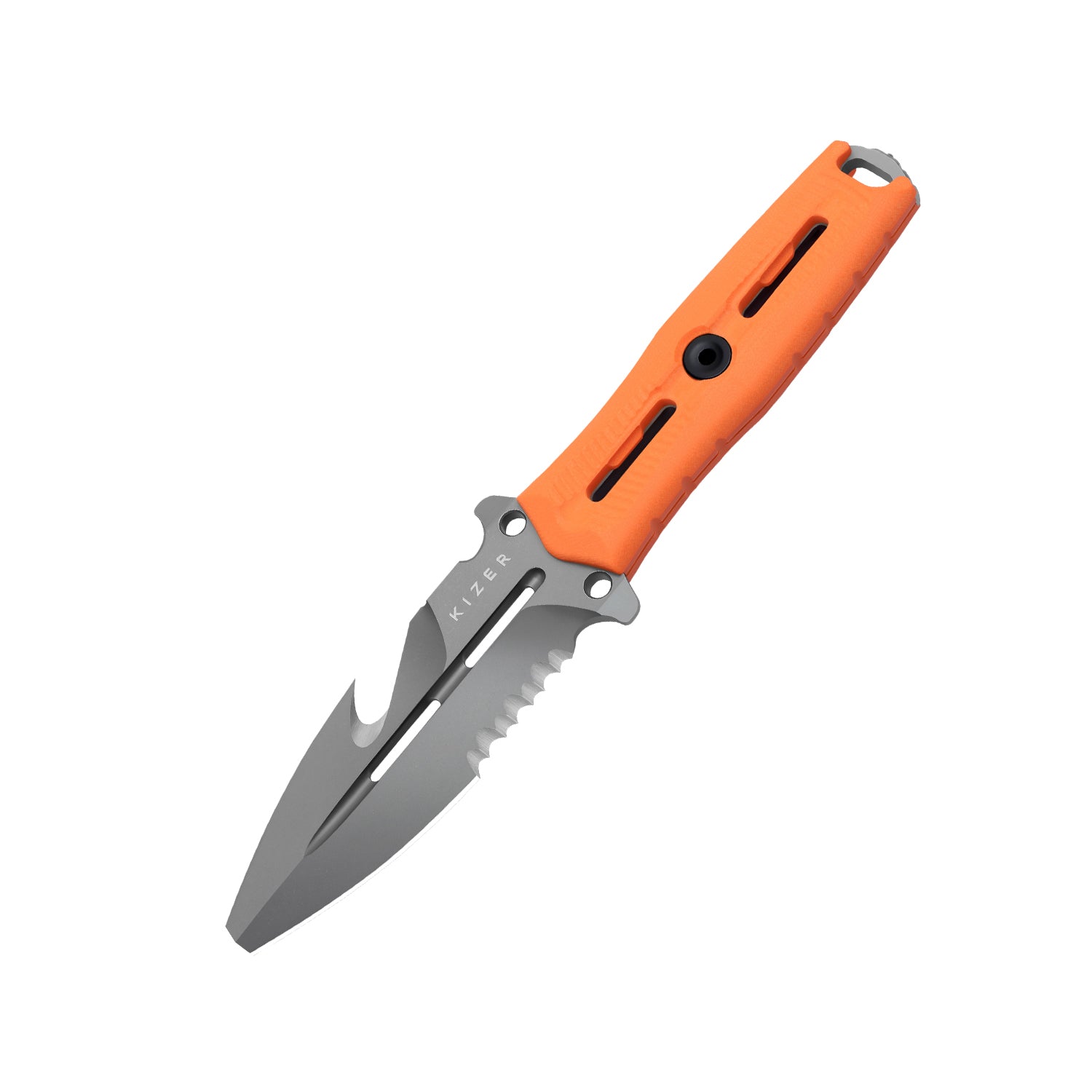 Norcross | Nitro-V | Orange G10 | Exclusive . Double Edged | KizerV™ FB01A7