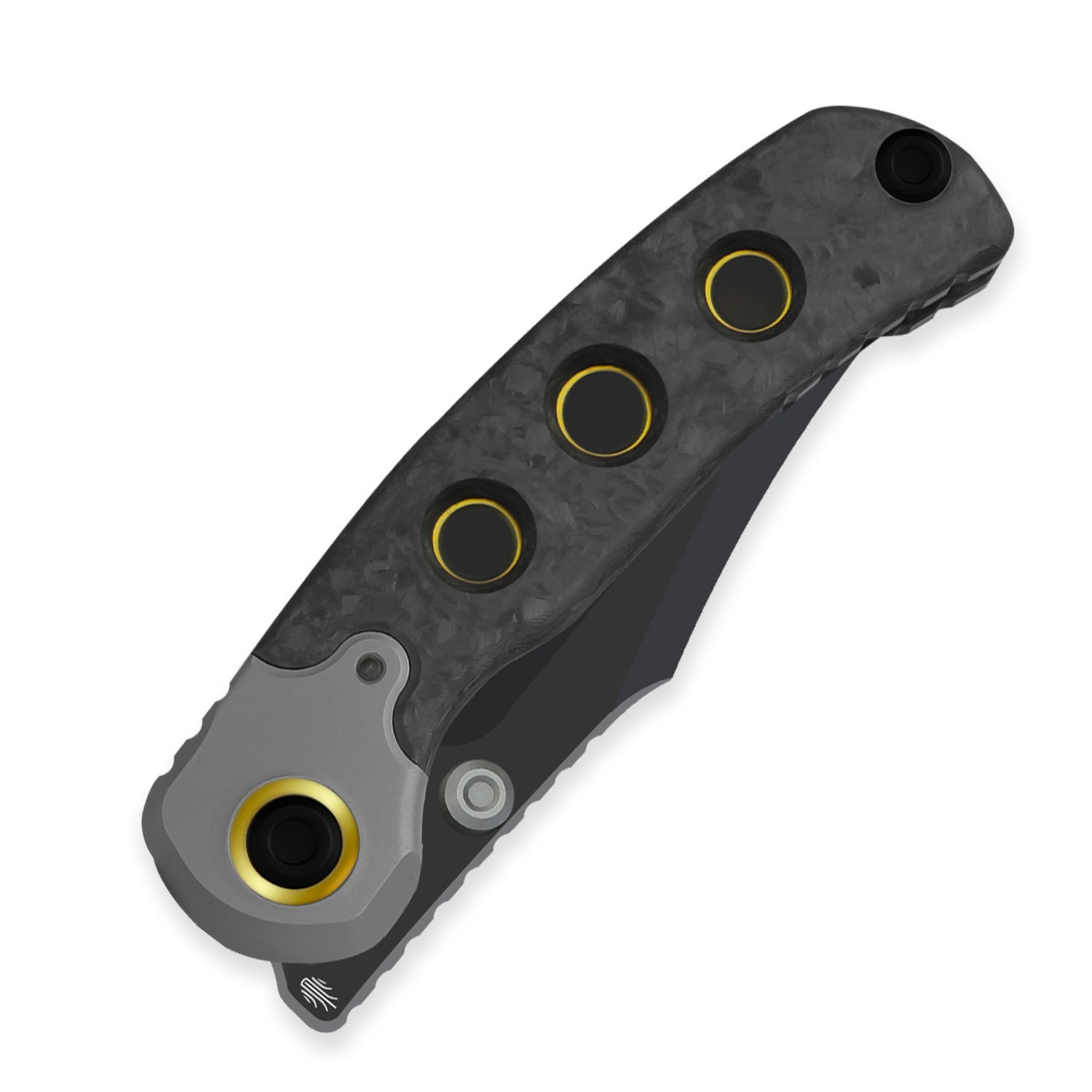 PIONEER | M390 | Titanium & Marble Carbon Fiber | KizerB™ FK03A1