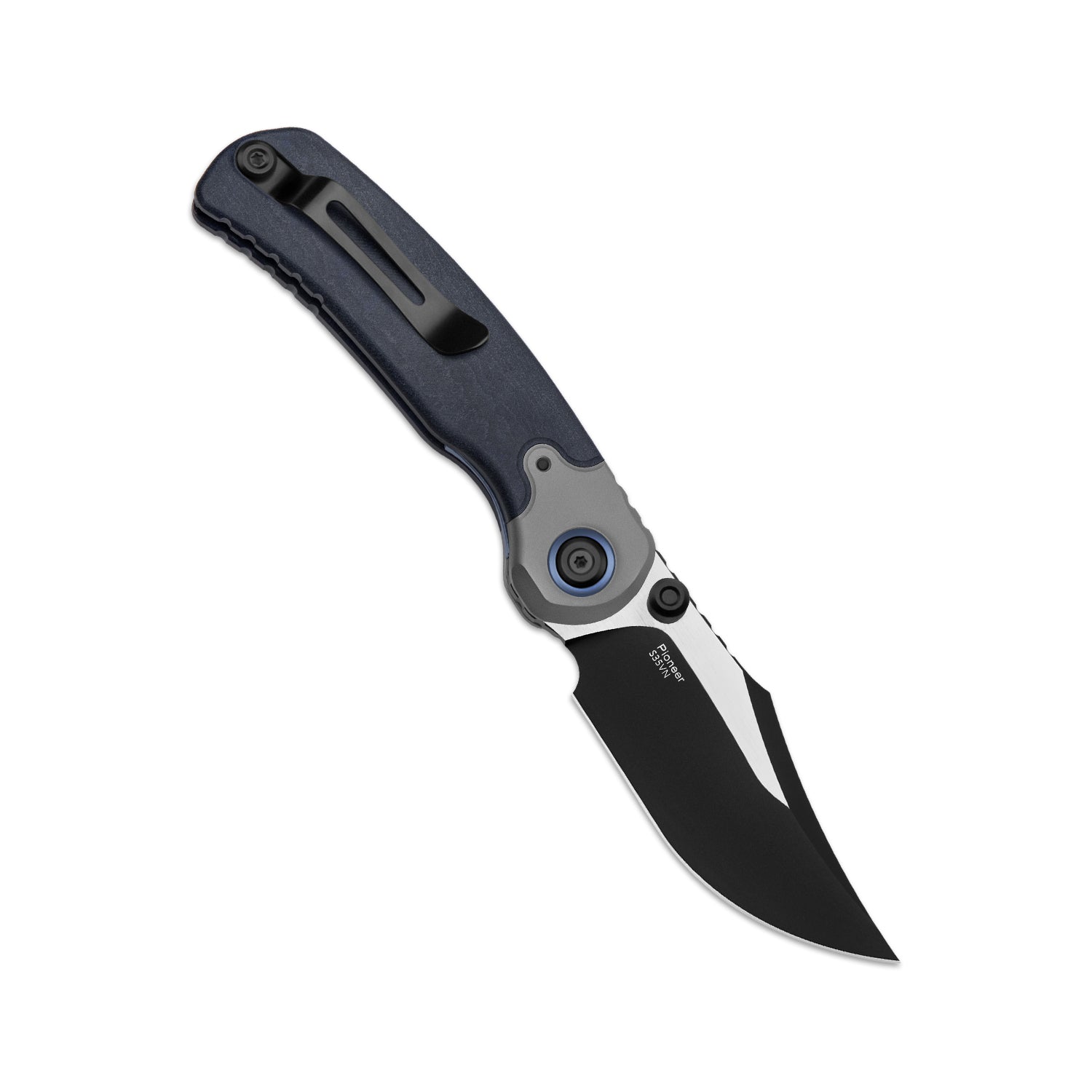 PIONEER | S35VN | Blue Canyon & Titanium | KizerB™ FK03A2