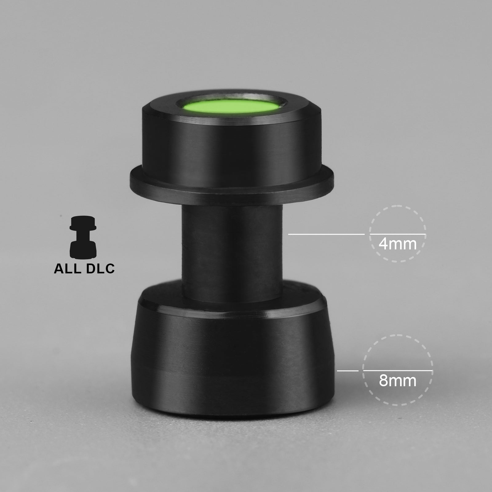 Mithril | KineticFit™ Button Lock | M390 + DLC Ultra + Hand-Brushed | Exquisite Light | KizerX® FK08A1