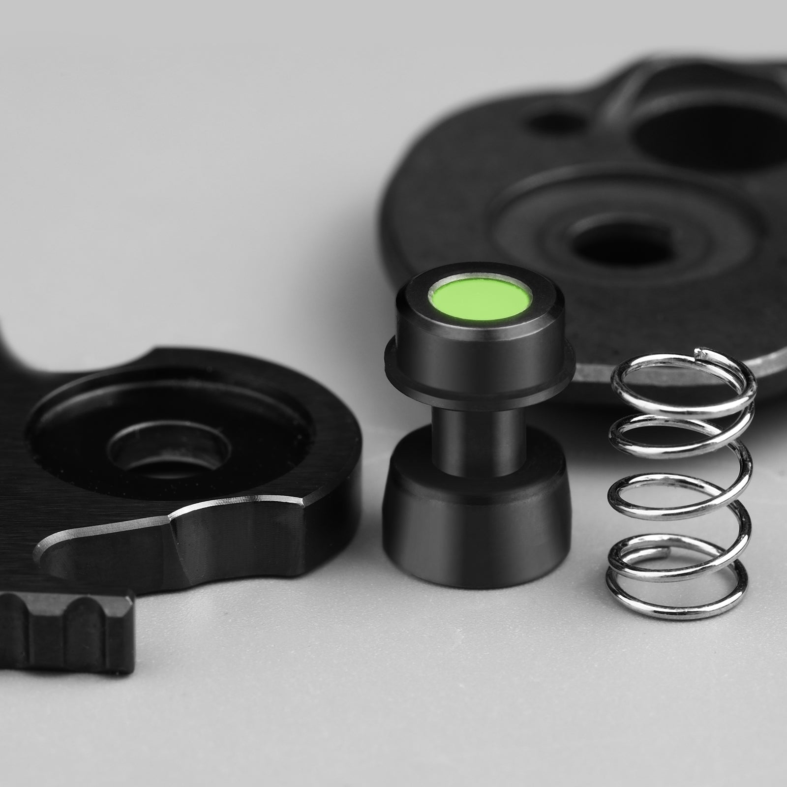 Mithril | KineticFit™ Button Lock | M390 + DLC Ultra + Hand-Brushed | Exquisite Light | KizerX® FK08A1