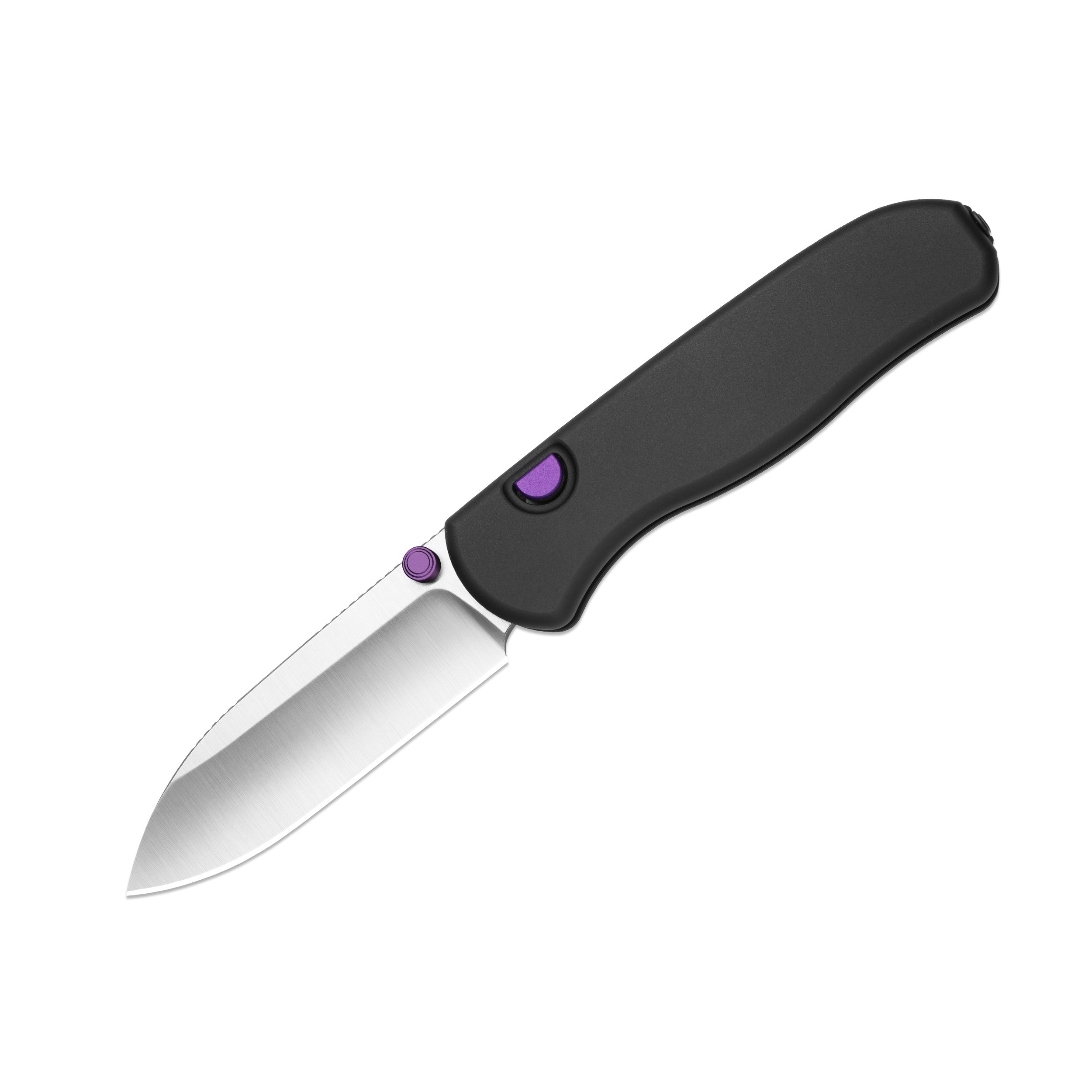 Drop Bear® Zero | Kizer Button Liner Lock™ | Elmax + Satin + Hollow Grind | Aluminum | KizerB™ 3619BDA3