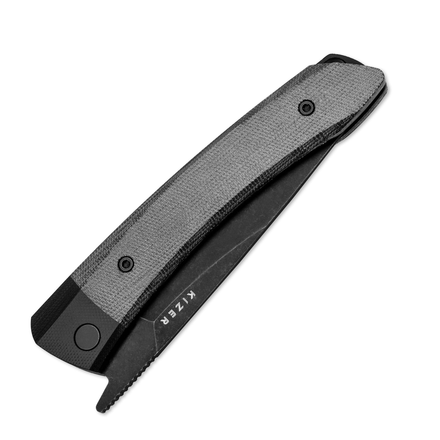 Momo | Nitro-V | Black G10+Micarta | KizerV™ 4663A1