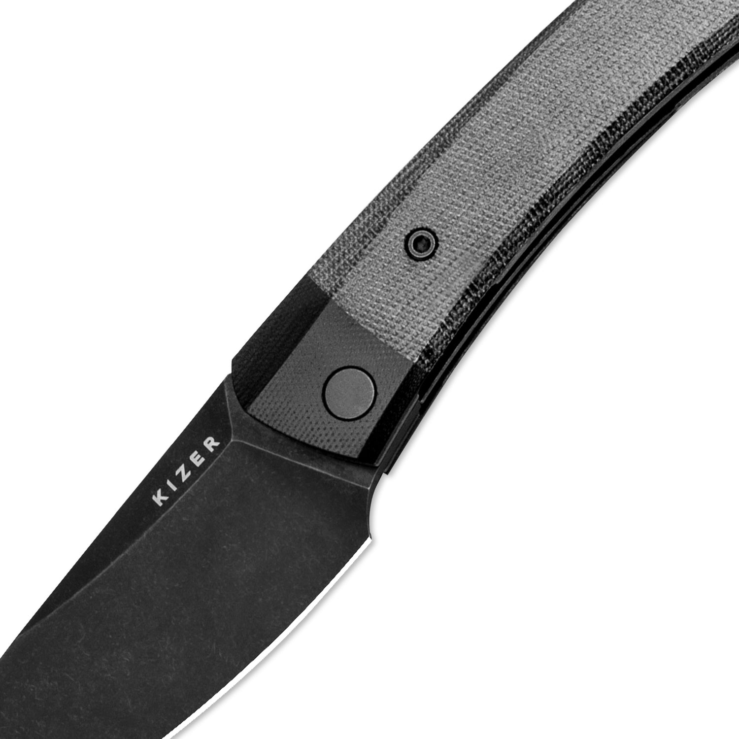 Momo | Nitro-V | Black G10+Micarta | KizerV™ 4663A1