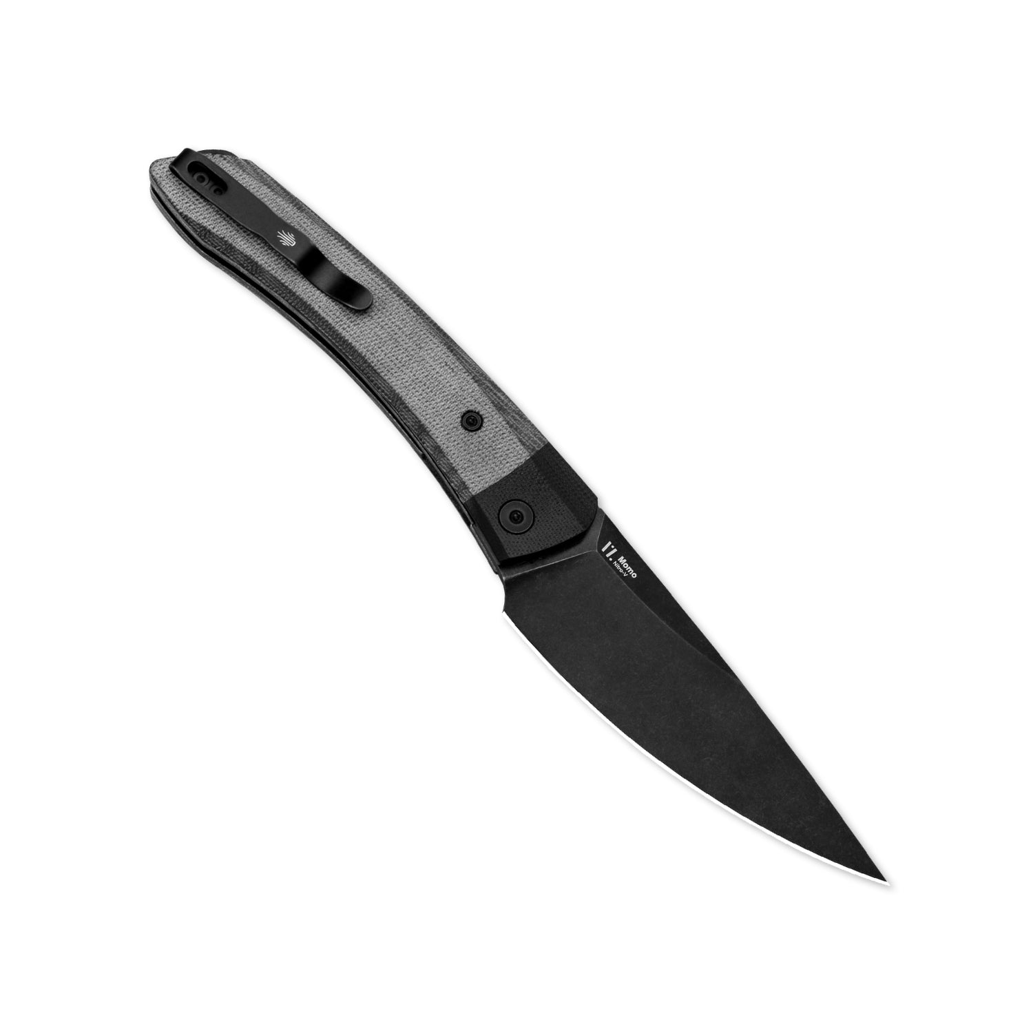 Momo | Nitro-V | Black G10+Micarta | KizerV™ 4663A1