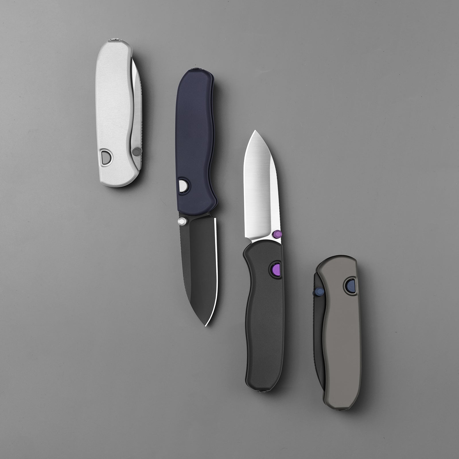 Drop Bear® Zero | Kizer Button Liner Lock™ | M390 + DLC Ultra + Hollow Grind | Aluminum | KizerB™ 3619BDA2