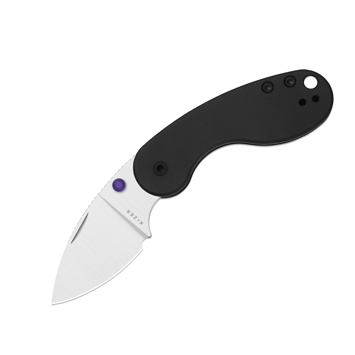 Microbe DSJ AirTi | Detent Slip Joint | Aluminum | S35VN +Satin | KizerB™ 2742DSJA1