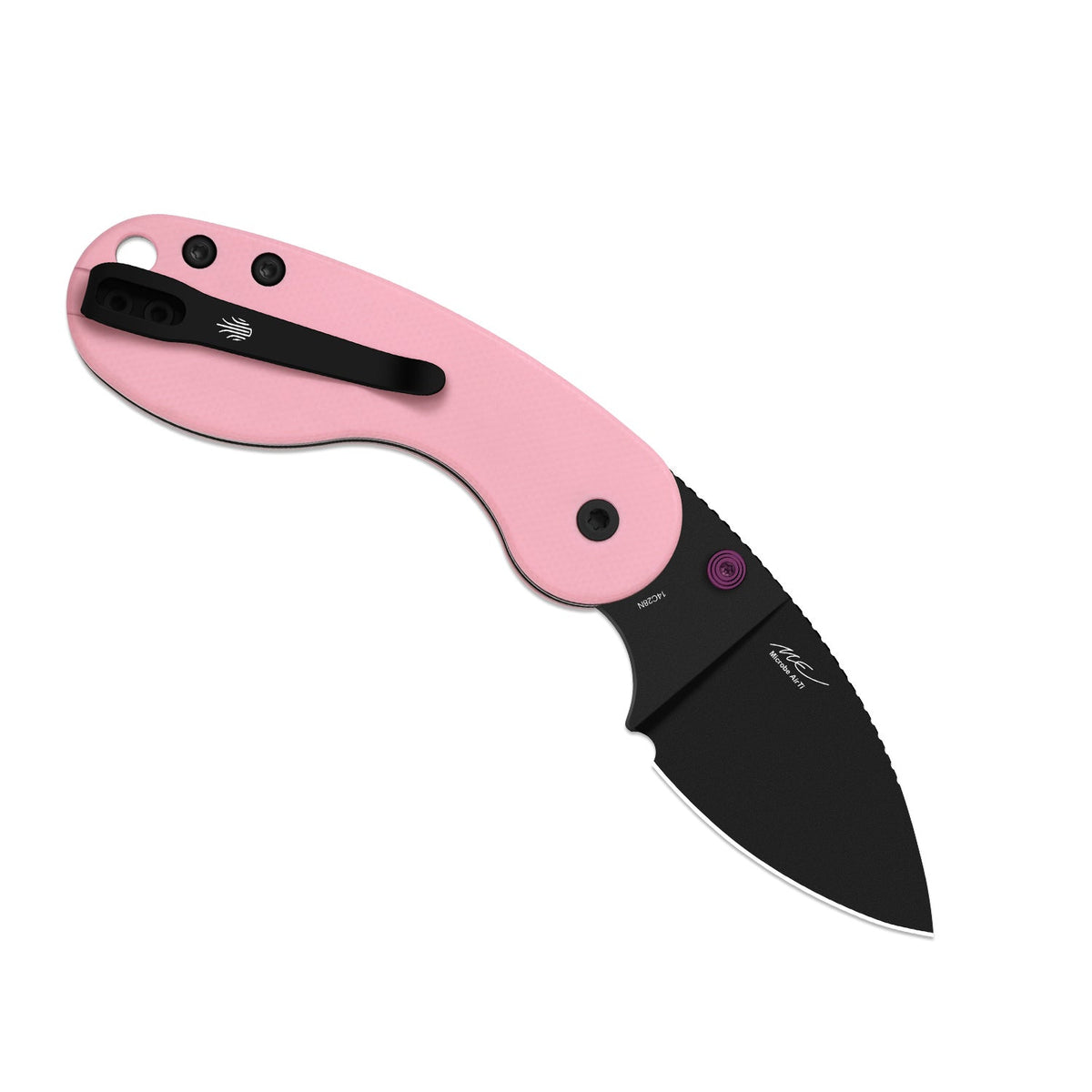 Microbe DSJ AirTi | Detent Slip Joint | Norplex UltreX™ G10 | 14C28N+Black PVD Coating | KizerV™ 2742DSJA1