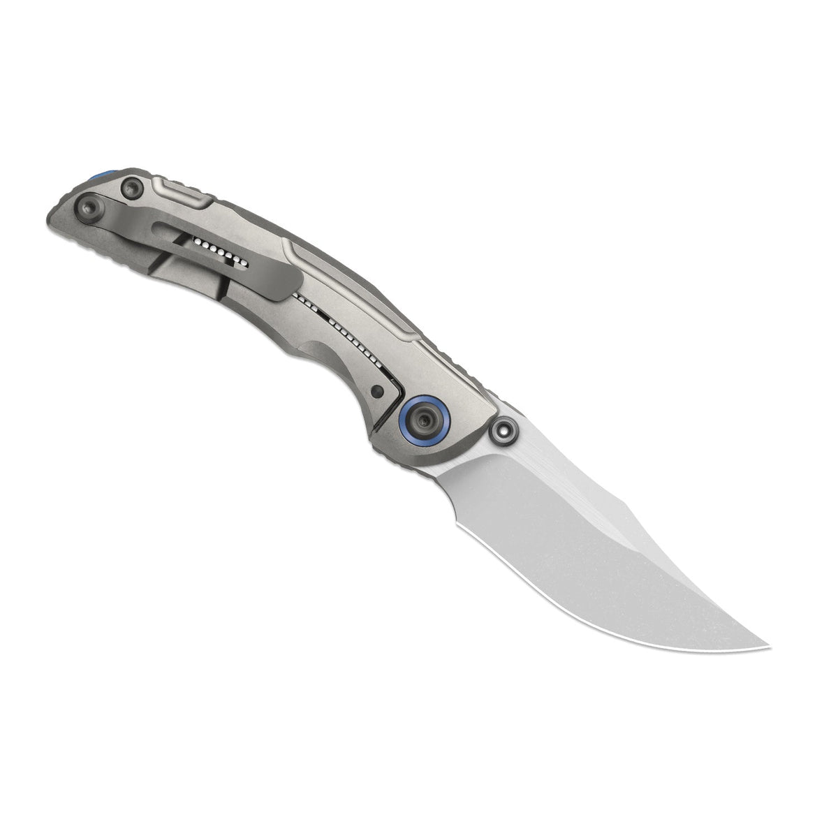 SILVER WING-LITE | S45VN+Stonewashed+Flat Grind | Titanium & Carbon Fiber | KizerB™ ZX-FK09A2