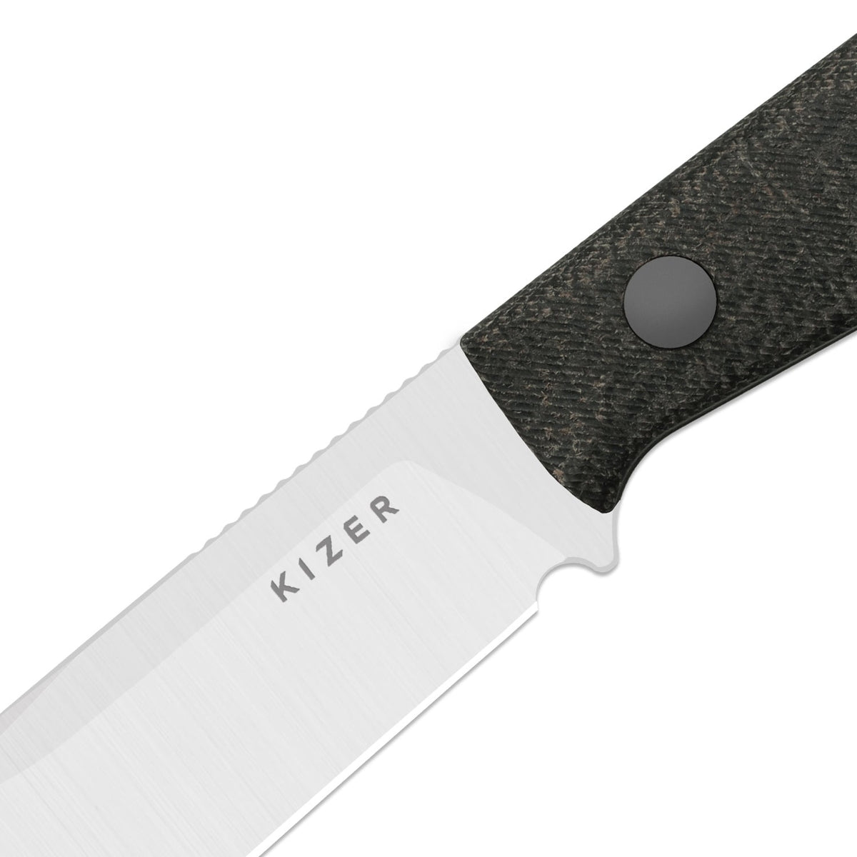 Dingo | Modified Drop Point | AEB-L | Micarta | Satin | KizerV™ 1121A2