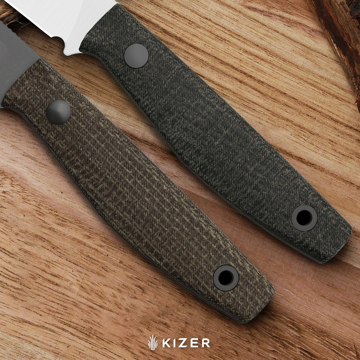 Dingo | Modified Drop Point | AEB-L | Micarta | Satin | KizerV™ 1121A2