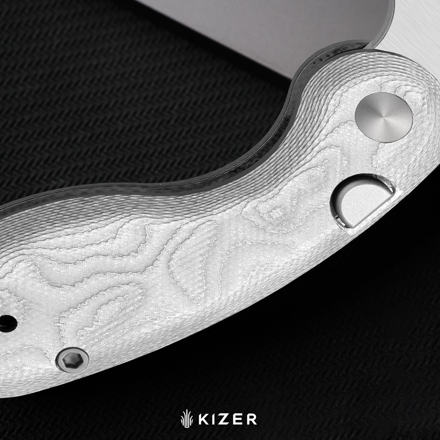 Microbe™ | 5Th Pocket Knife | Kizer Button Liner Lock™ | Copper Foil G10 Handle | KizerV™ 2742A12