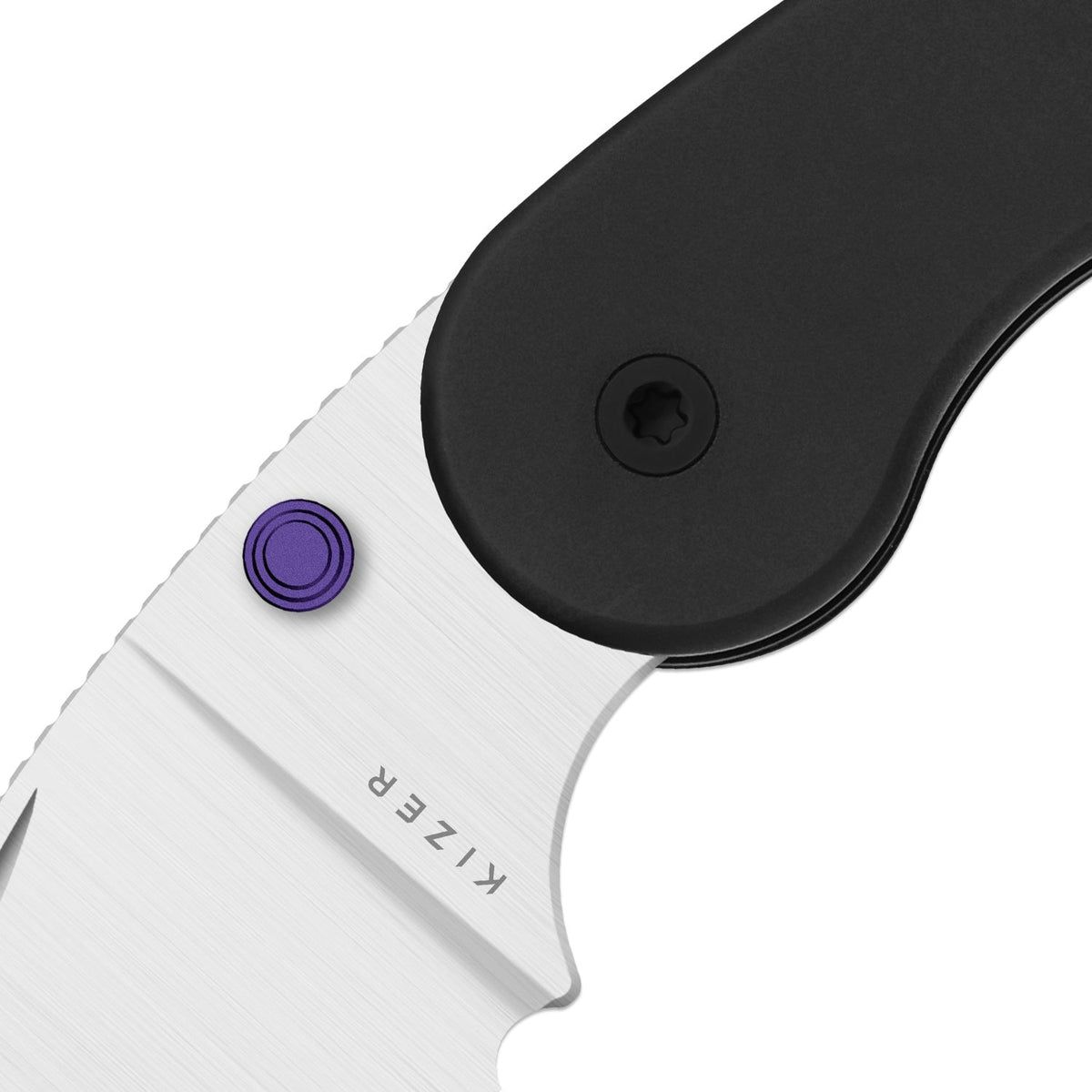 Microbe DSJ AirTi | Detent Slip Joint | Aluminum | S35VN +Satin | KizerB™ 2742DSJA1