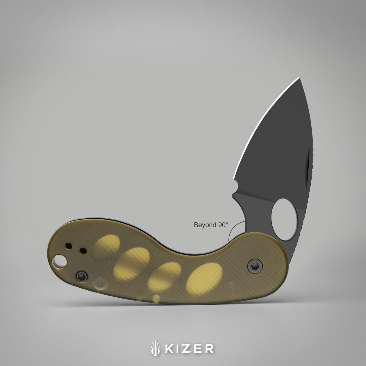 Microbe TSJ AirTi | KStop™ Slip joint | PEI | 14C28N+Black PVD Coating | KizerV™ 2742TSJA1