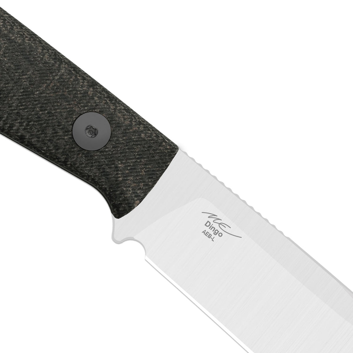 Dingo | Modified Drop Point | AEB-L | Micarta | Satin | KizerV™ 1121A2